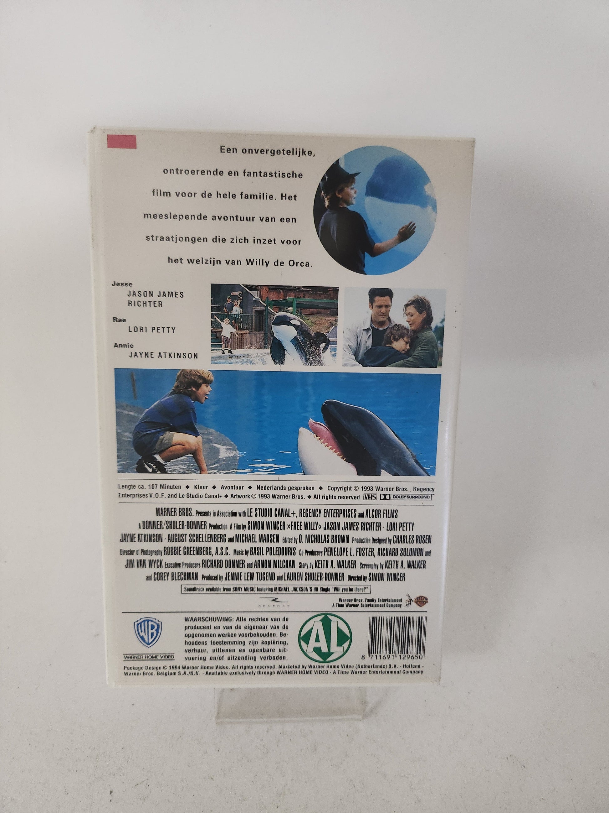 Free Willy: Laat Willy Vrij VHS Kids - VHS Volwassenen