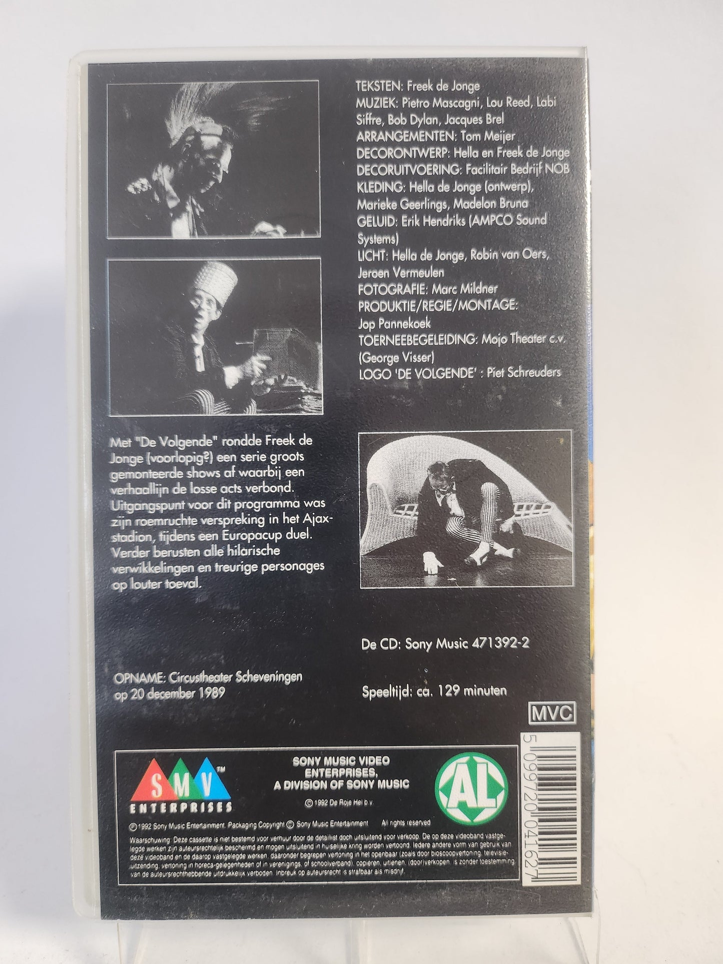 Freek de Jonge ’de Volgende’ VHS - VHS Volwassenen