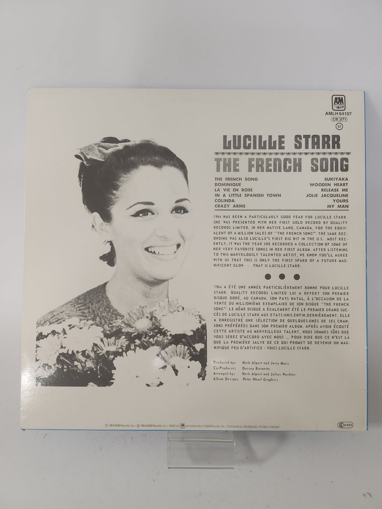 French Song: Lucille Starr LP Vinyl - Lp Vinyl