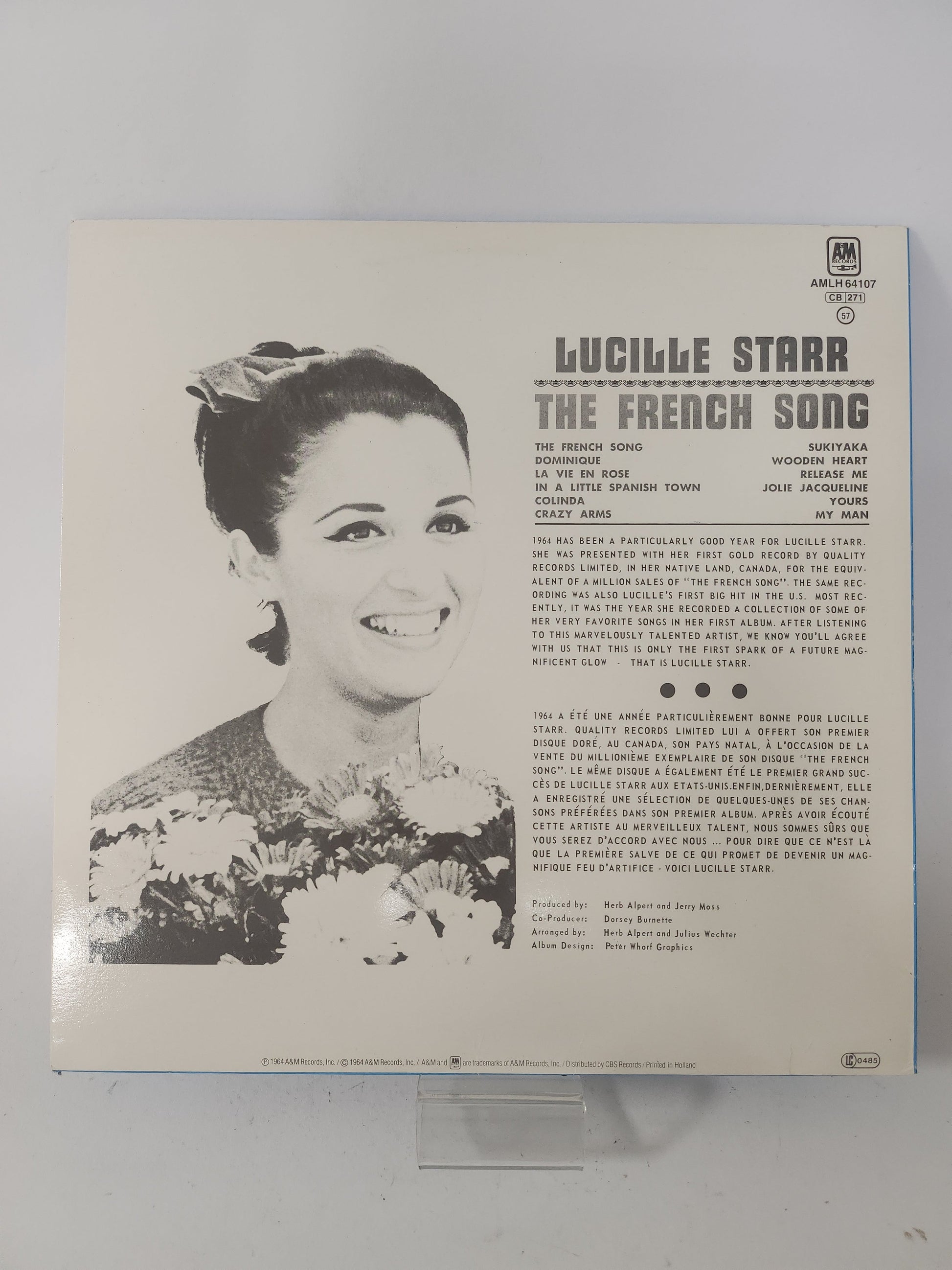 French Song: Lucille Starr LP Vinyl - Lp Vinyl