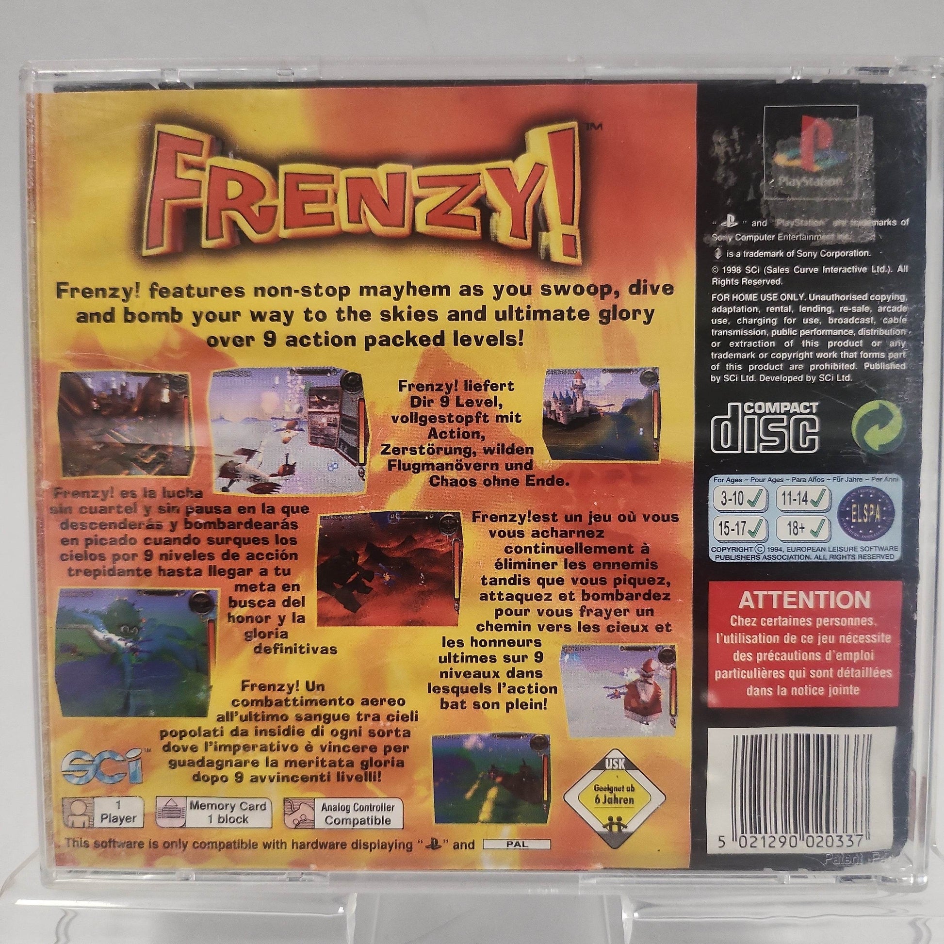 Frenzy (No Book) Playstation 1 - Feniks Gameshop