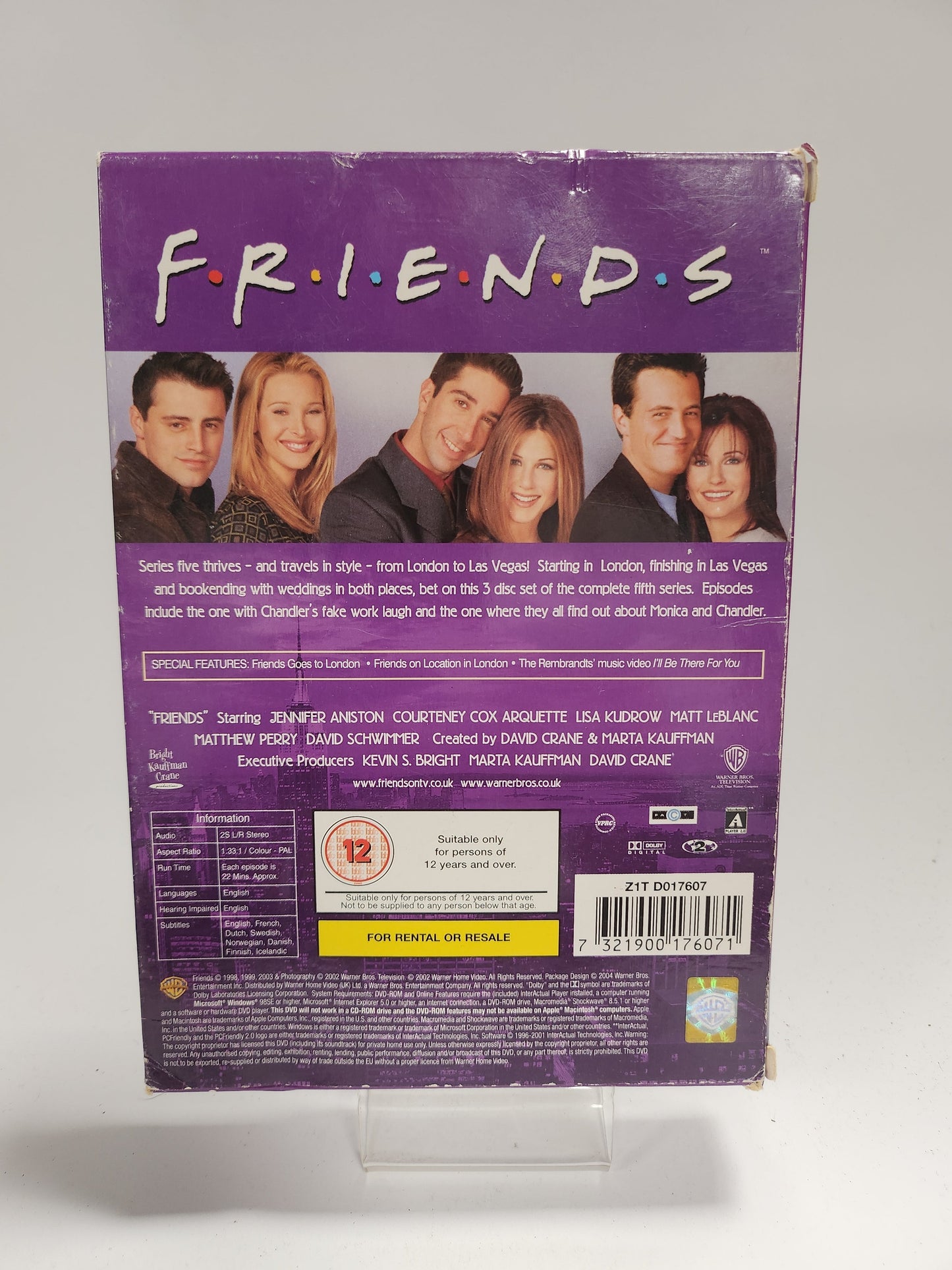 Friends the Complete Fifth Series Dvd Box - Dvd Volwassenen