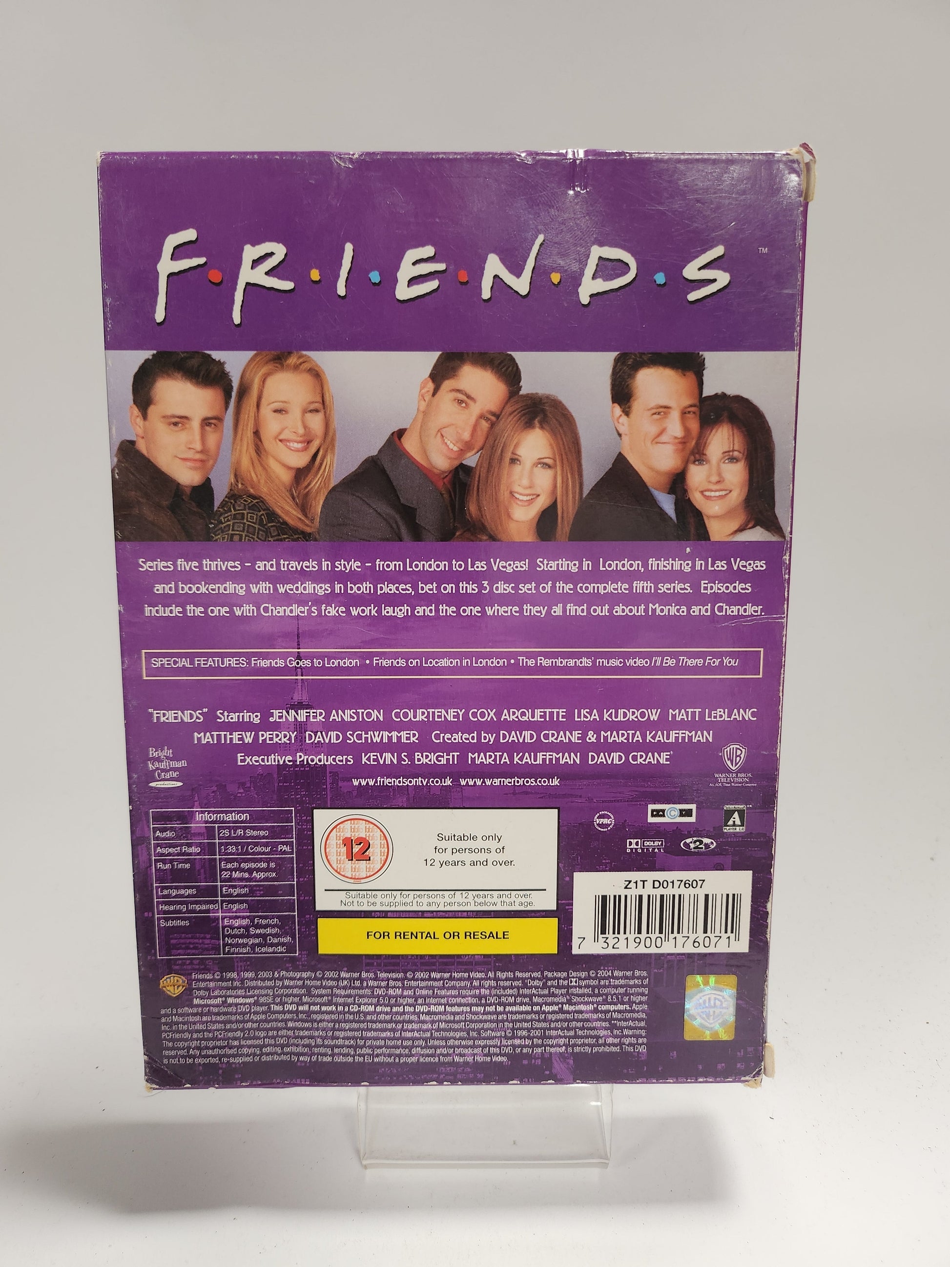 Friends the Complete Fifth Series Dvd Box - Dvd Volwassenen