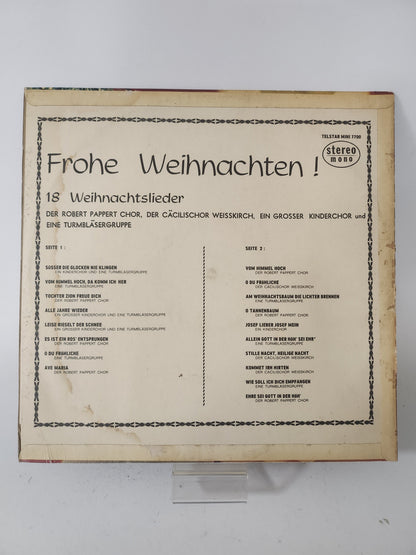 Frohe Weihnachten! 18 weihnachtslieder LP Vinyl - Lp Vinyl