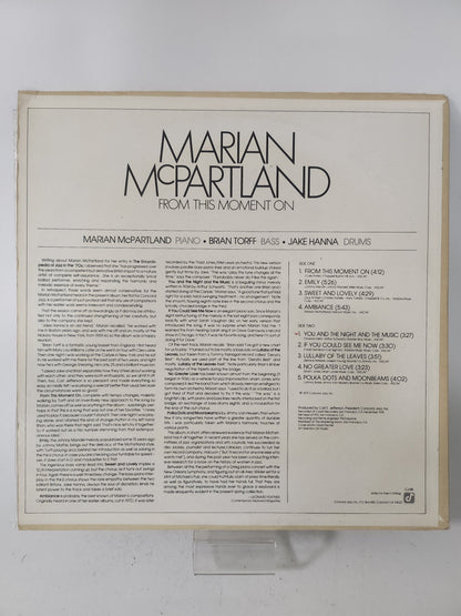 From this Moment: Marian McPartland LP Vinyl - Lp Vinyl