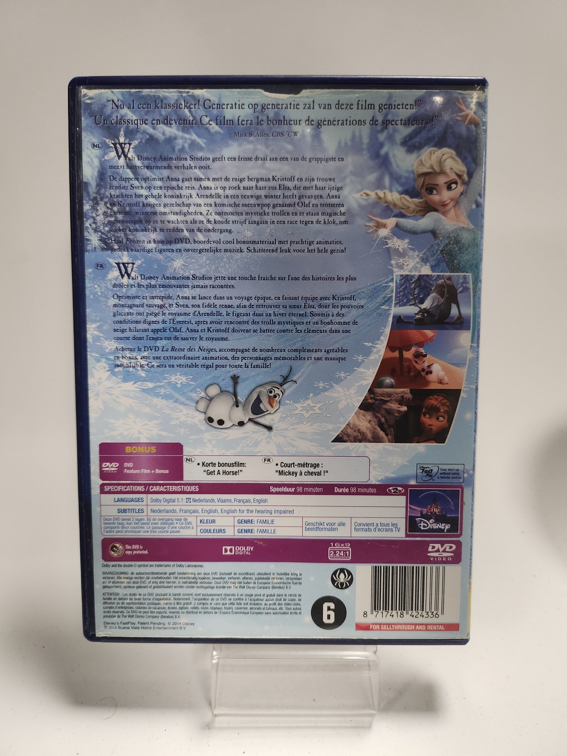 Frozen: La Reine des Neiges Dvd Kids - Dvd kids