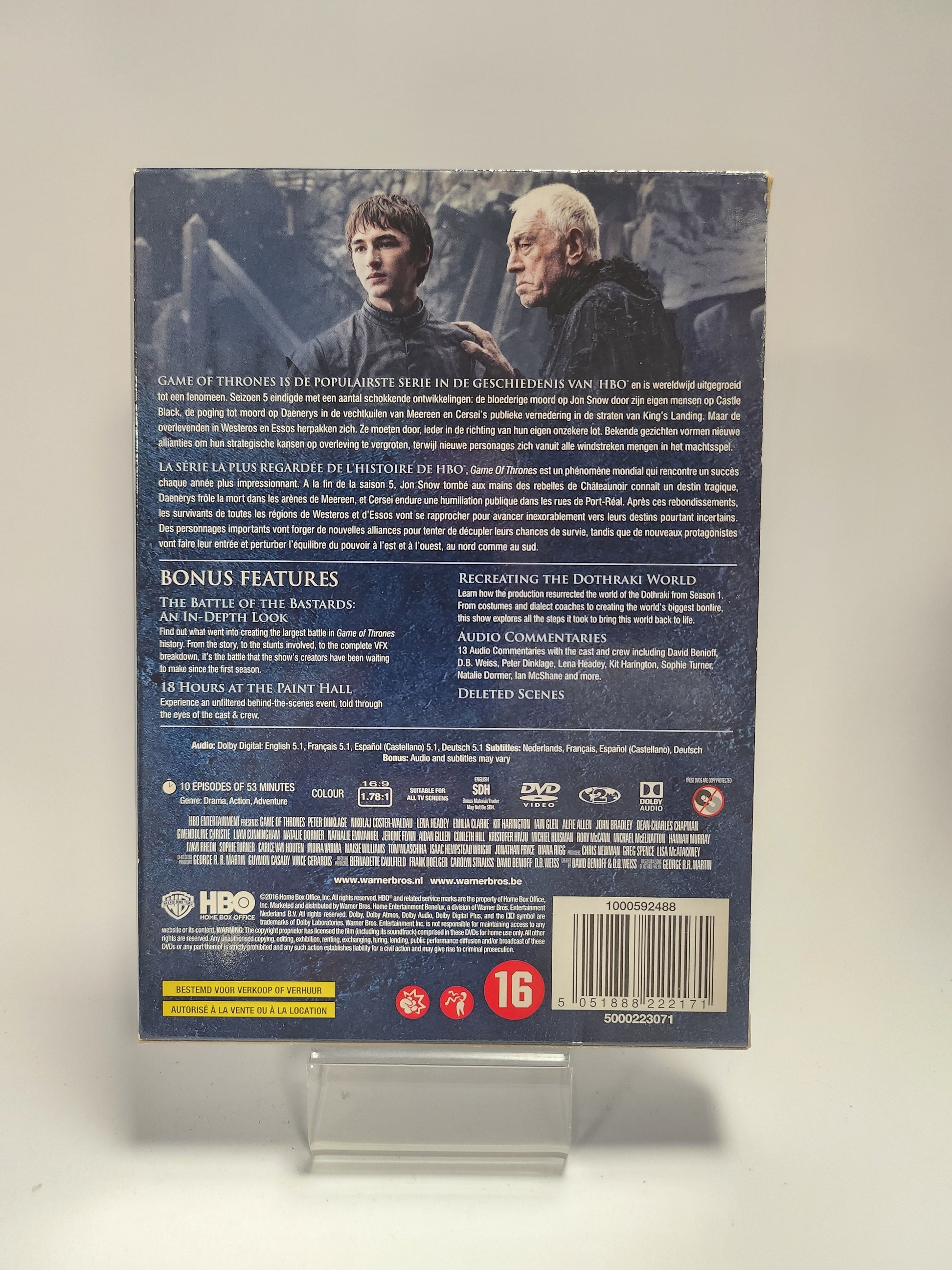 Game of Thrones Seizoen 6 Dvd Box - Dvd Volwassenen