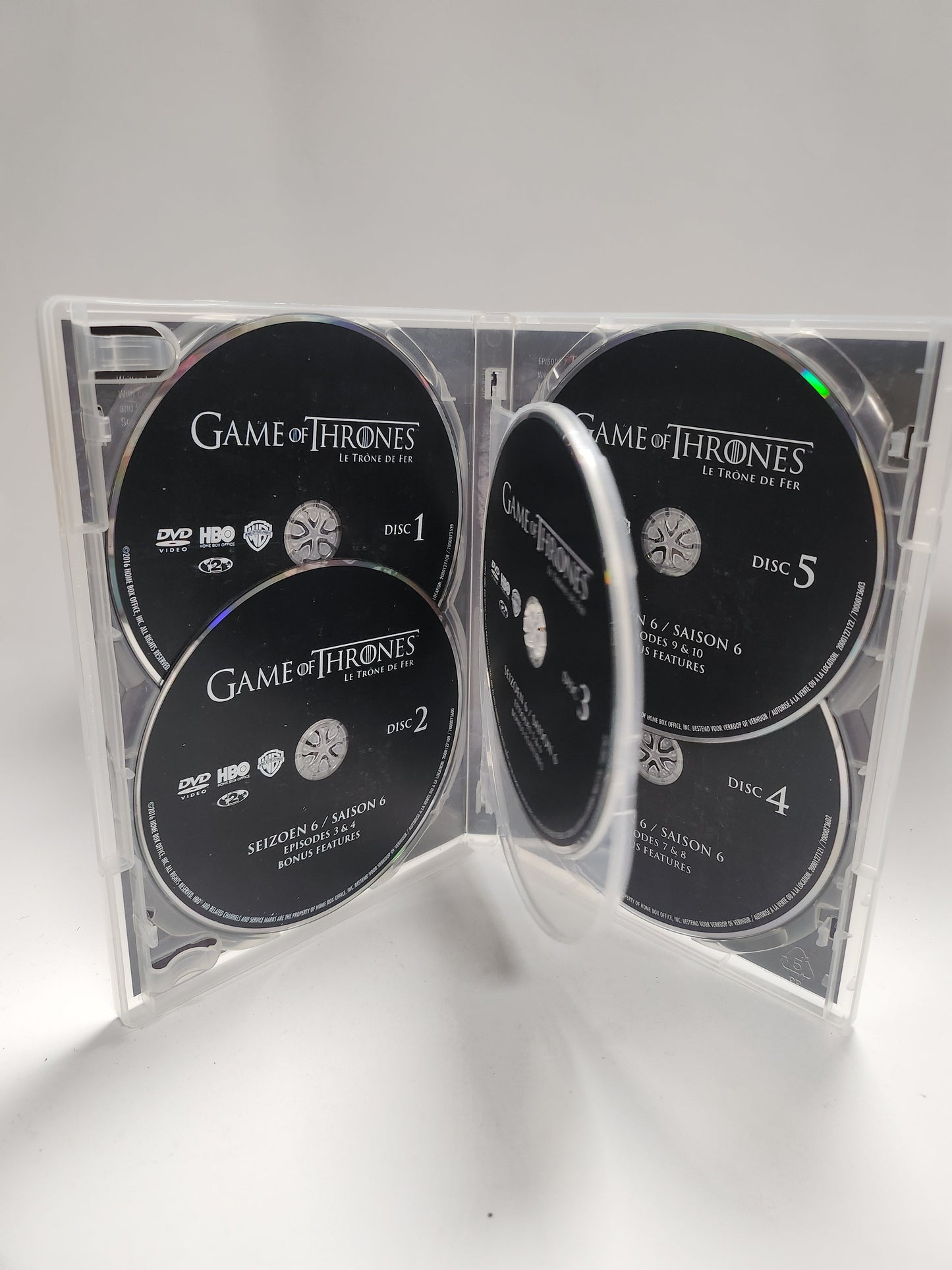 Game of Thrones Seizoen 6 Dvd Box - Dvd Volwassenen