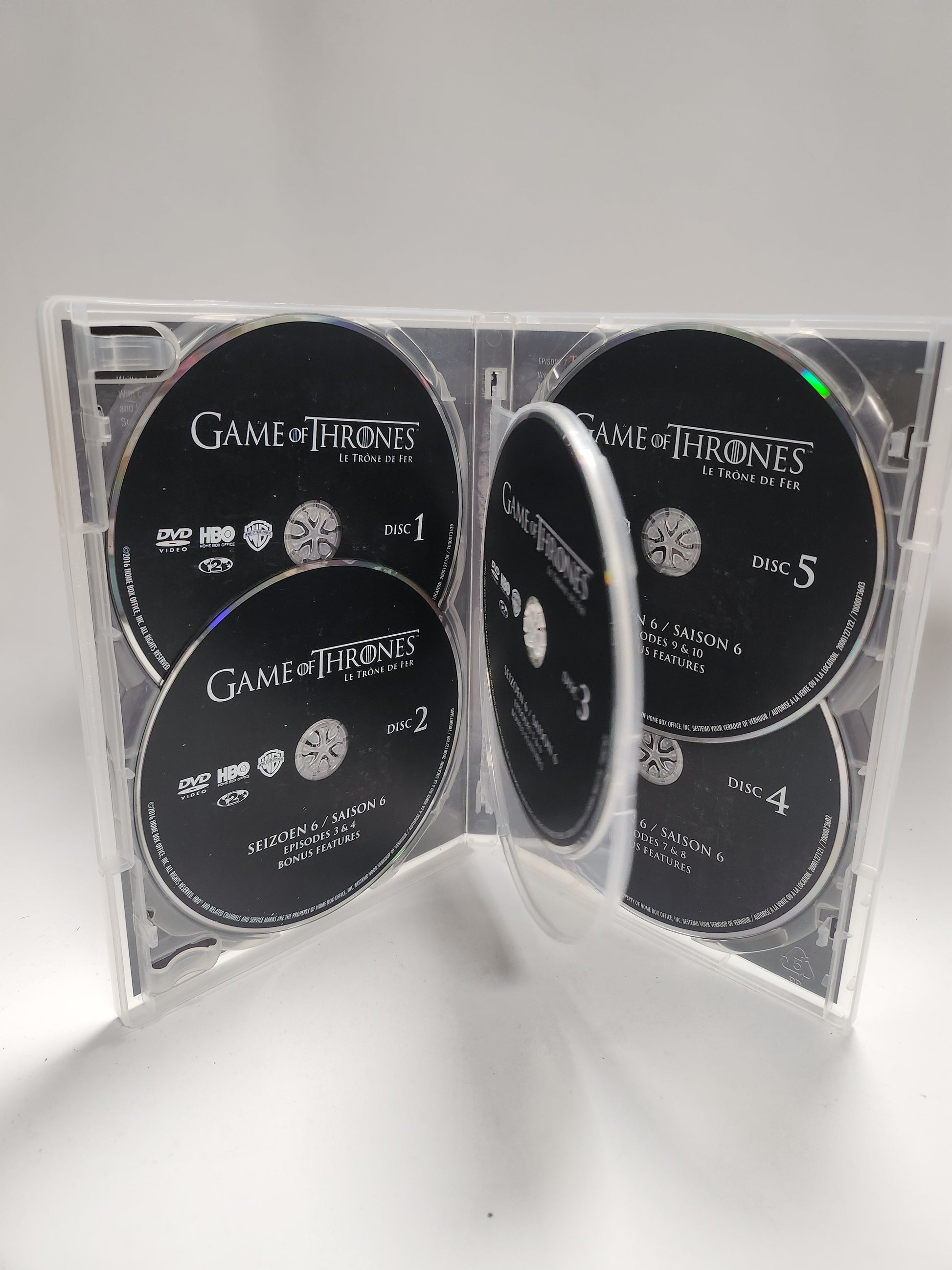 Game of Thrones Seizoen 6 Dvd Box - Dvd Volwassenen