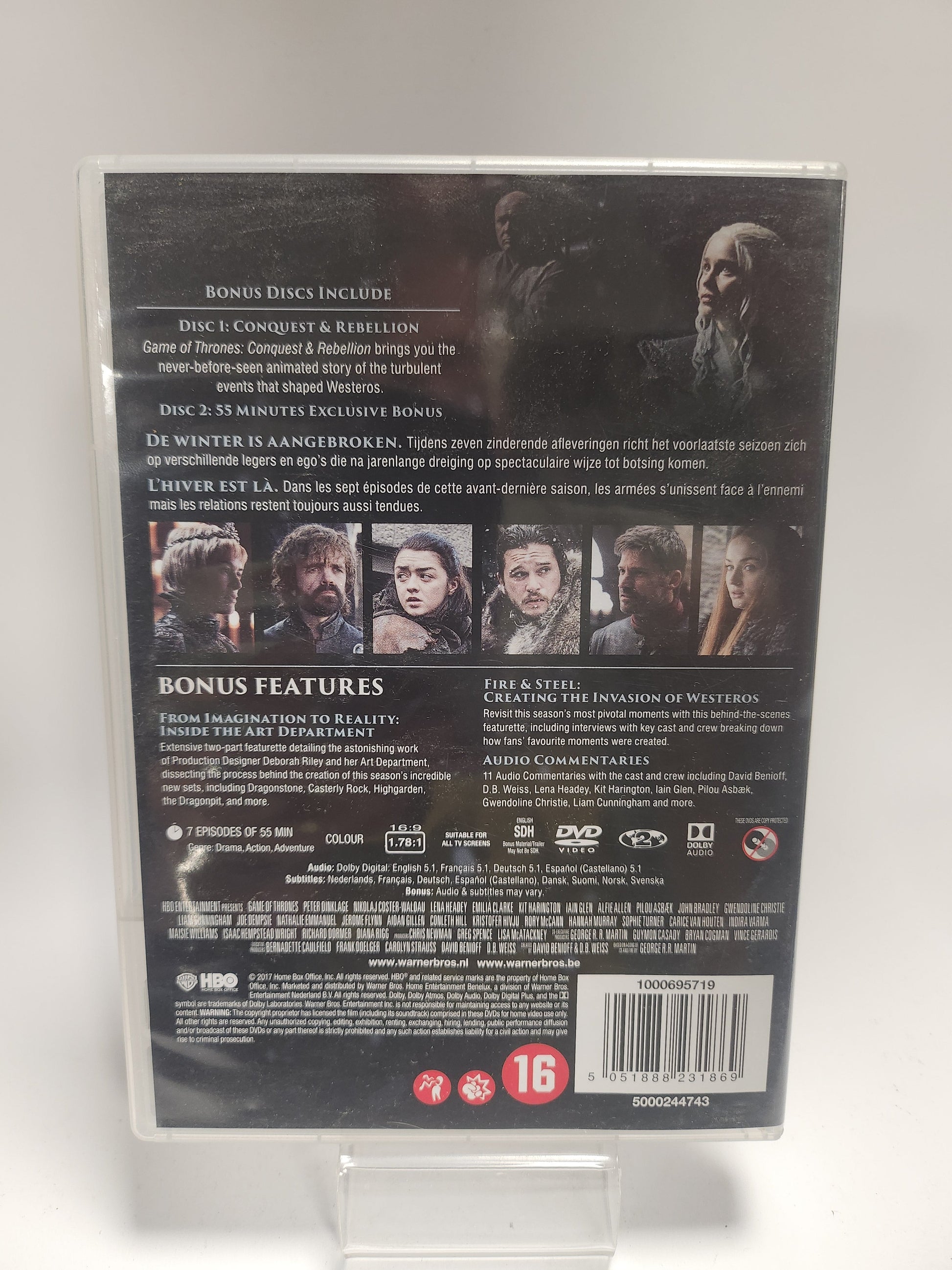 Game of Thrones: Winter is Here Seizoen 7 DVD Box - Dvd Volwassenen
