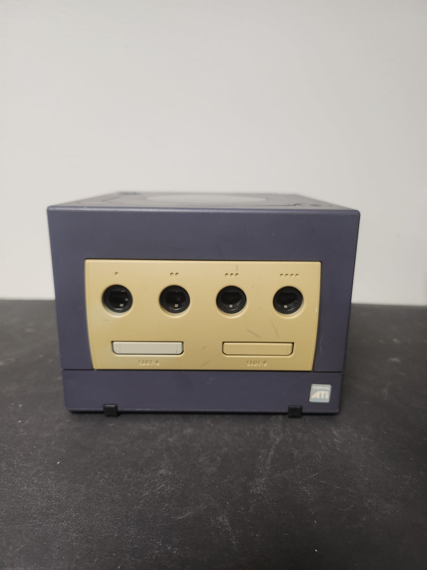 GameCube Paars met Zwarte Controller - Nintendo Gamecube Consoles
