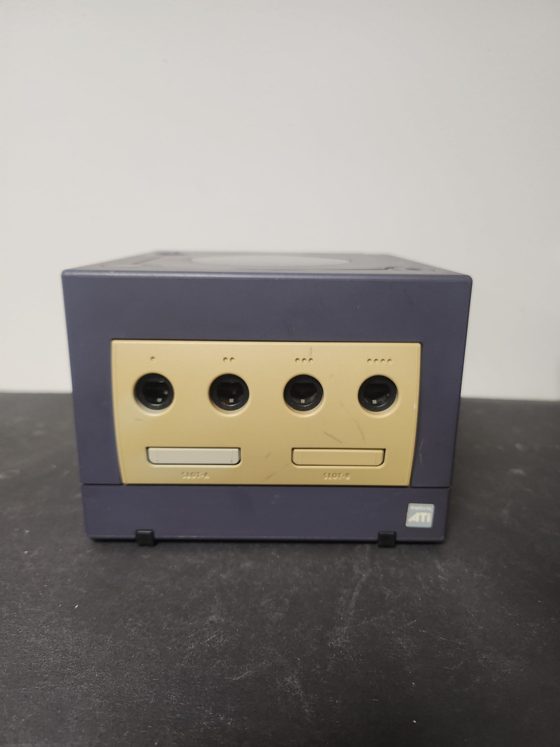 GameCube Paars met Zwarte Controller - Nintendo Gamecube Consoles
