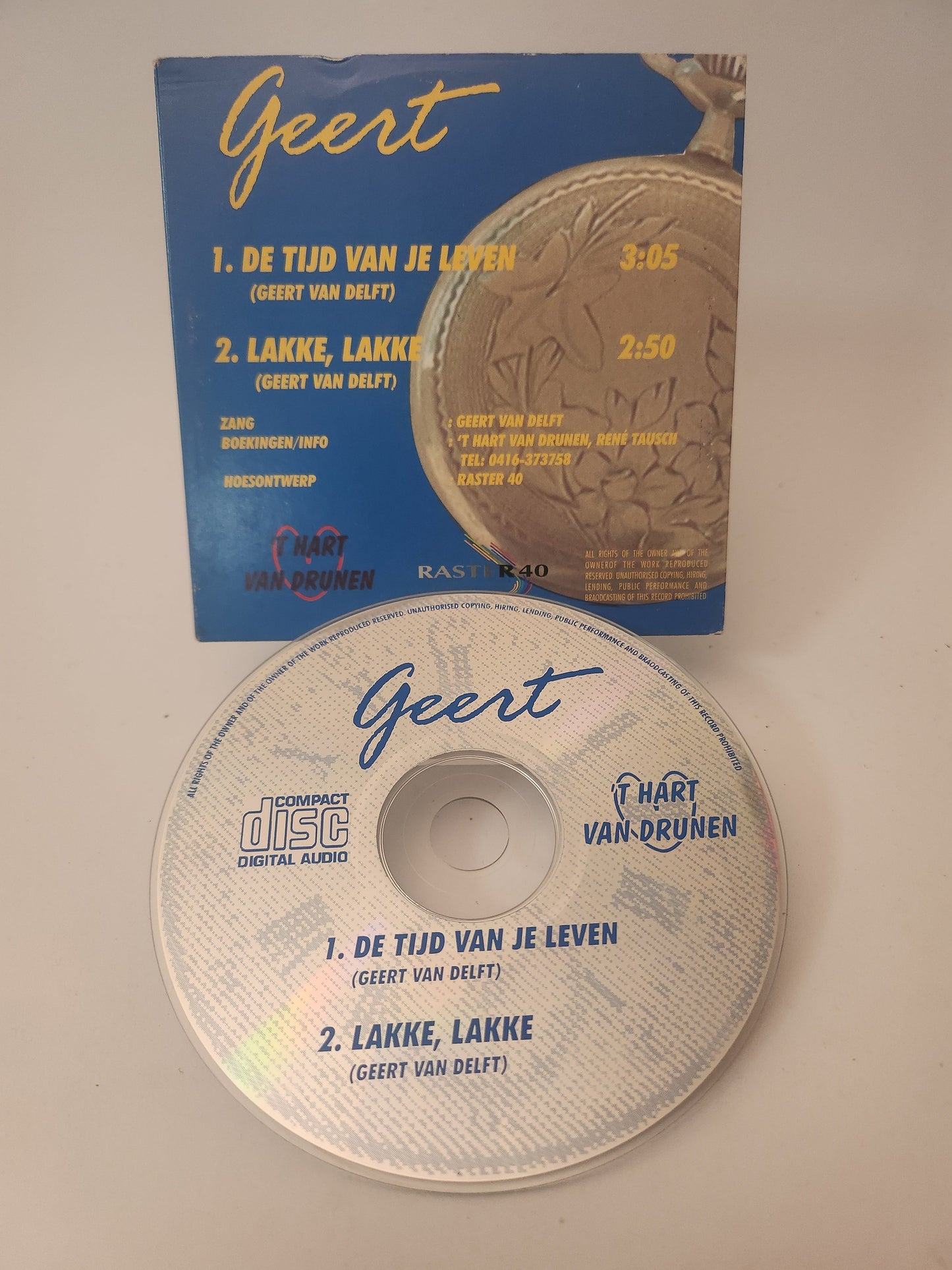 Geert: de Tijd van je Leven CD Single - CD Single