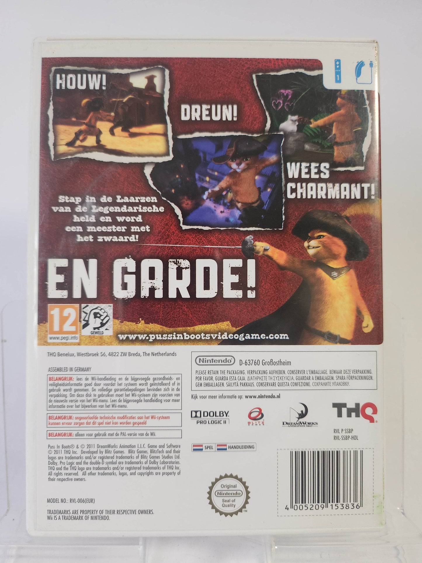 Gelaarsde Kat Nintendo Wii - Feniks Gameshop