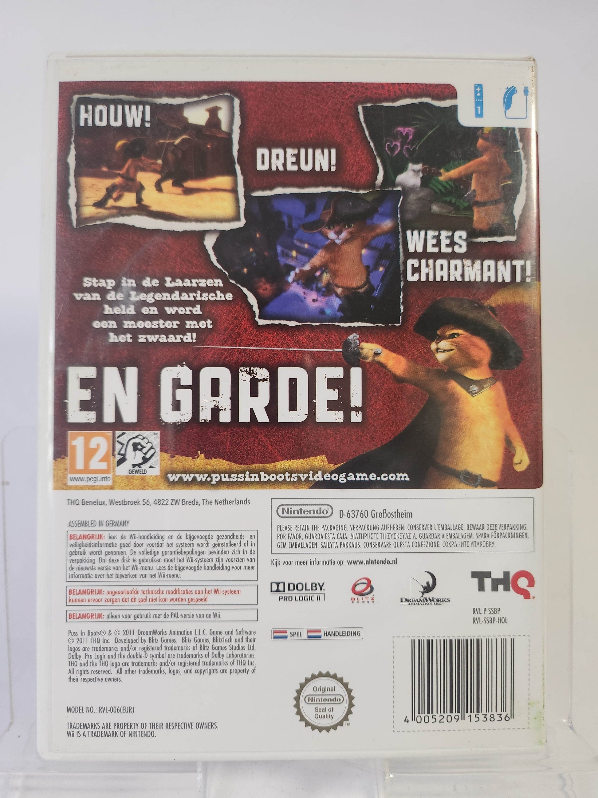 Gelaarsde Kat Nintendo Wii - Feniks Gameshop