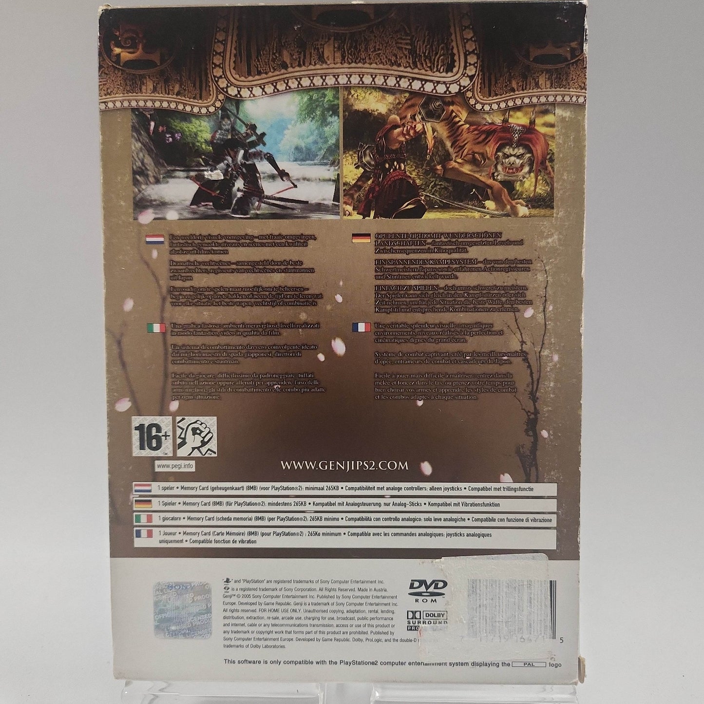 Genji + Cover Playstation 2 - Feniks Gameshop