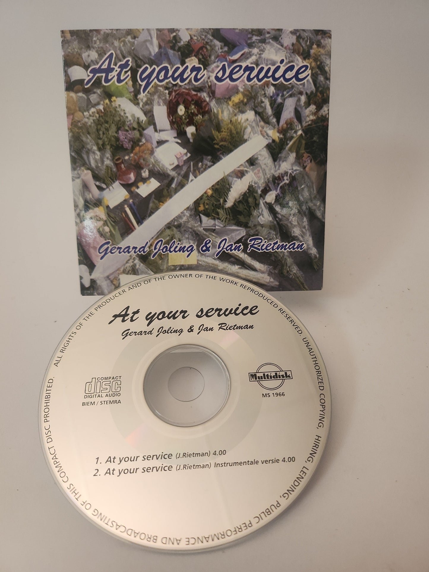 Gerard Joling & Jan Rietman: At Your Service CD Single - CD Single
