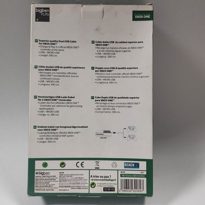 Geseald BigBen Dual USB Cable Xbox One - Feniks Gameshop