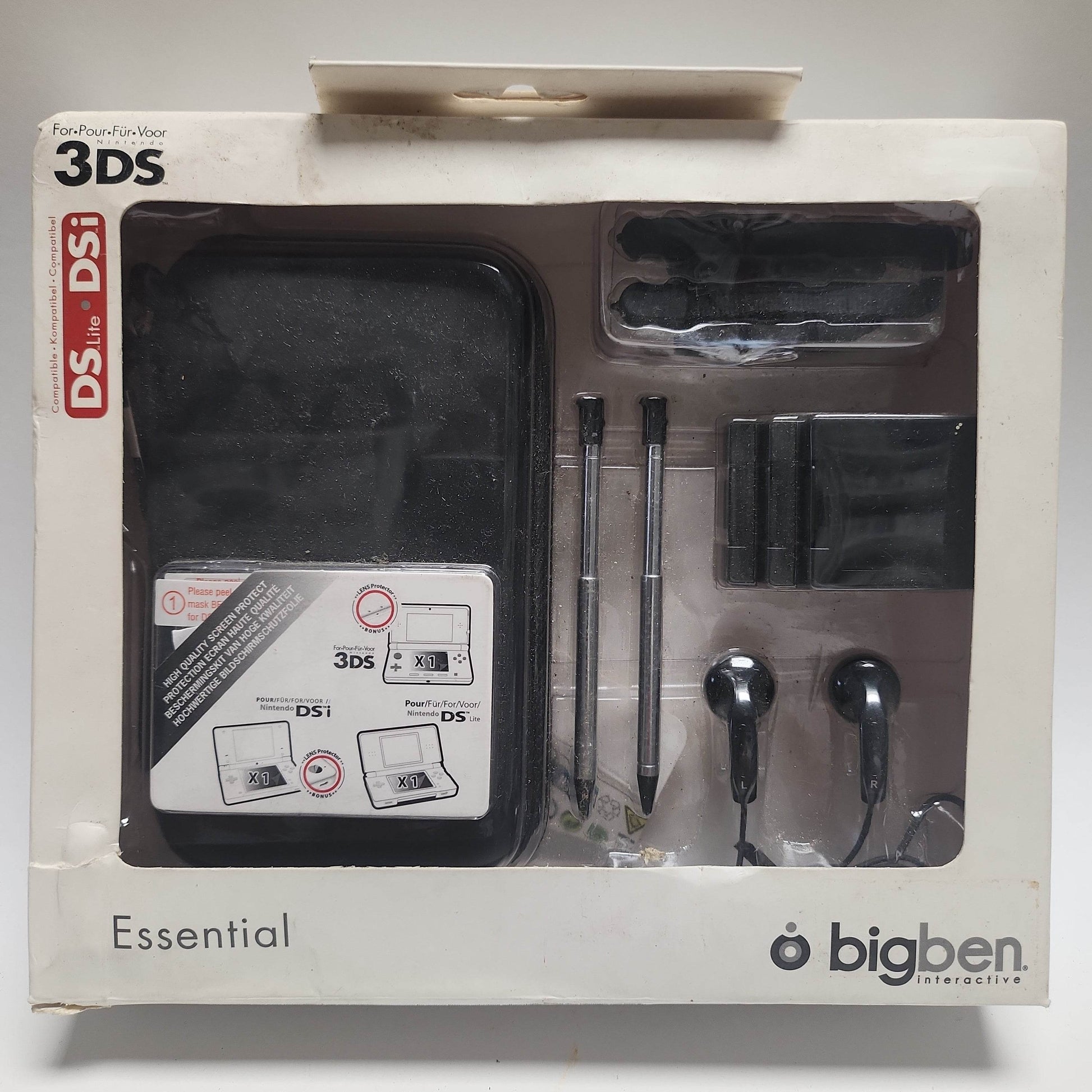 Geseald BigBen Starter Kit Zwart/ Metalic DSLite/ 3DS - Feniks Gameshop