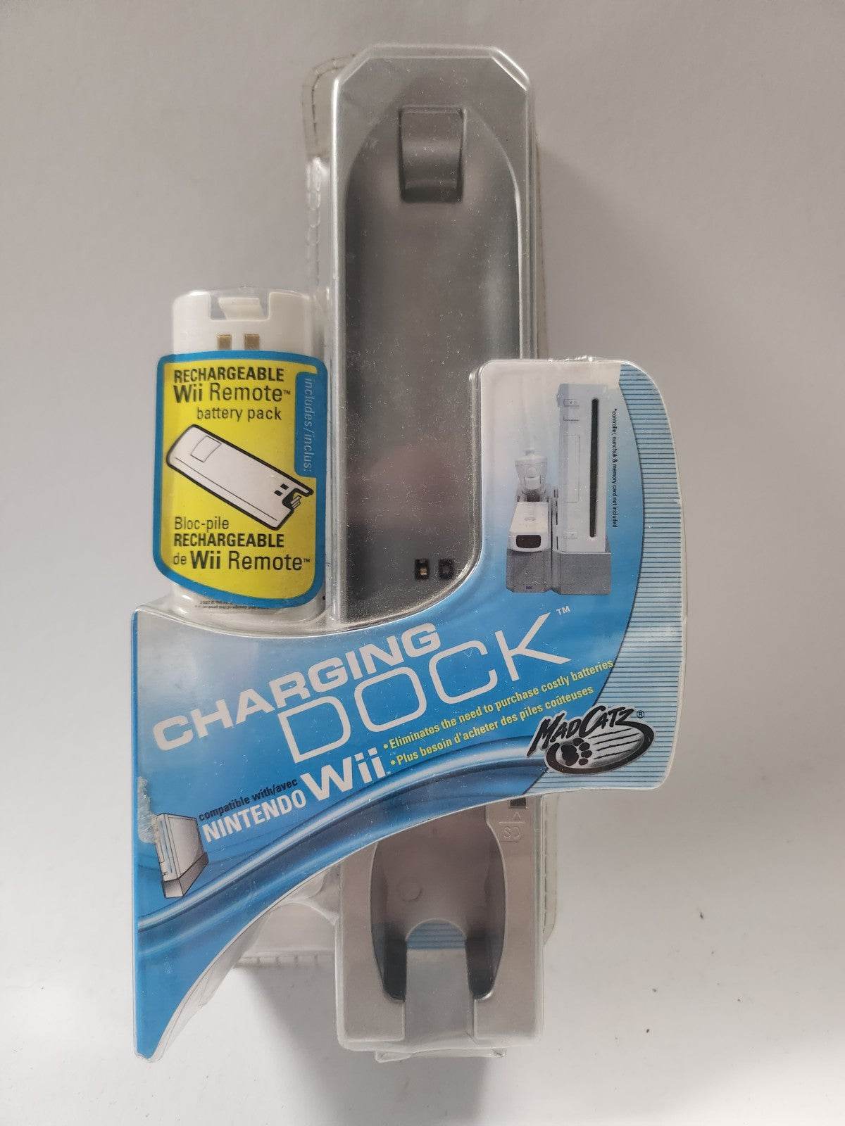 Geseald MadCatz Charging Dock + Remote Battery Pack Wii - Feniks Gameshop