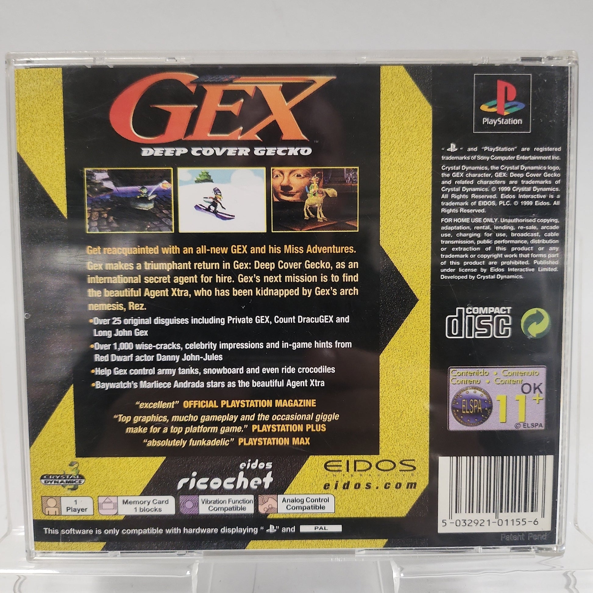 GEX: Deep Cover Gecko ’Value Series’ Playstation 1 - Playstation 1 Games