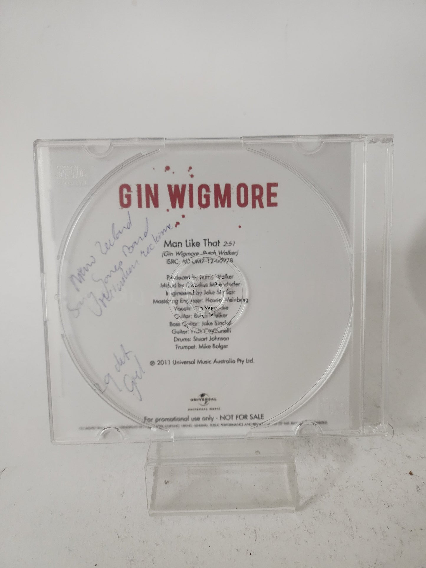 Gin Wigmore: Man like That CD Single - CD Single