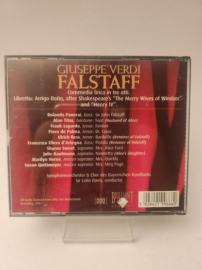 Giuseppe Verdi: Falstaff CD - Cd