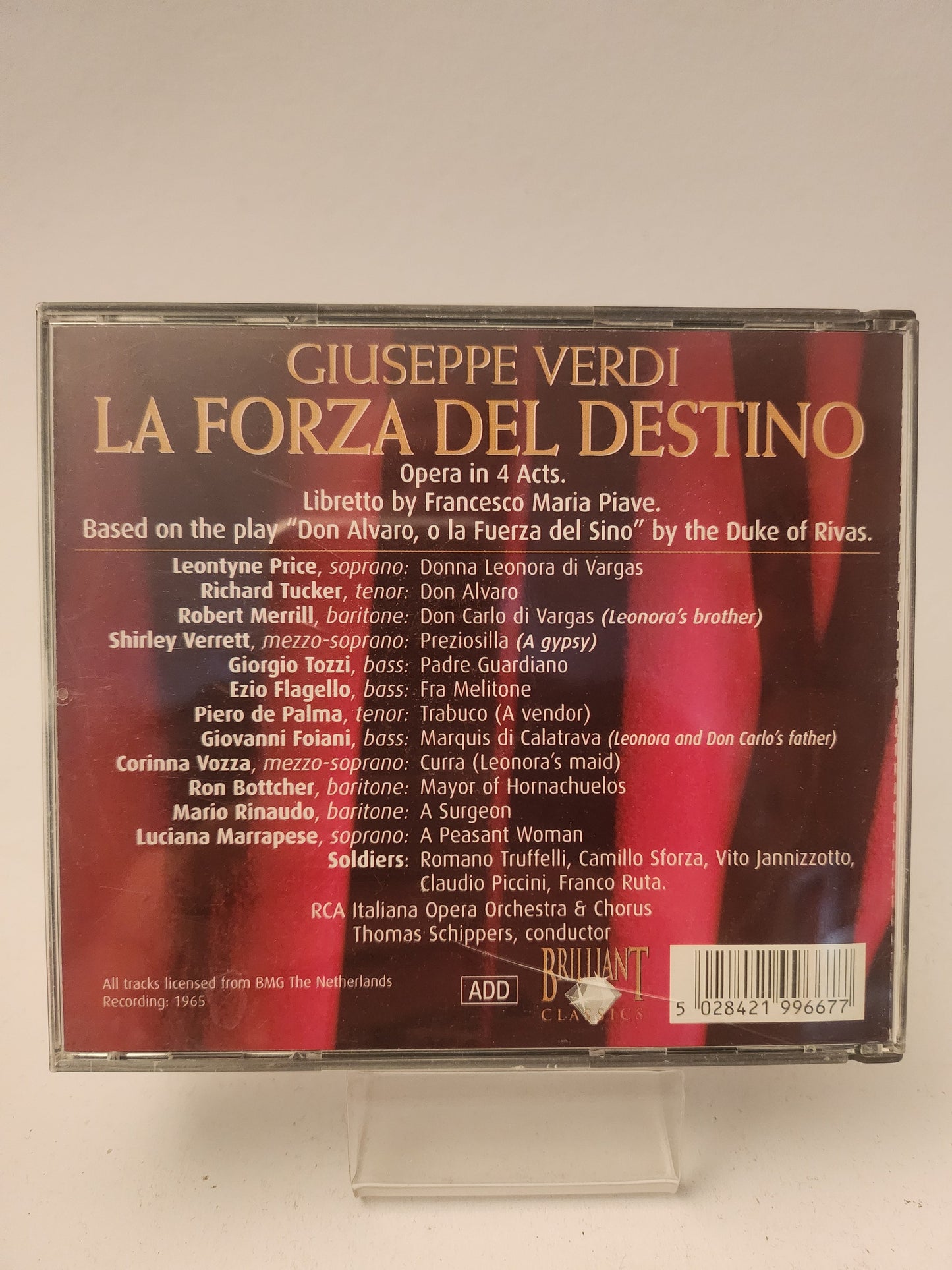 Giuseppe Verdi: La Forza del Destino CD - Cd