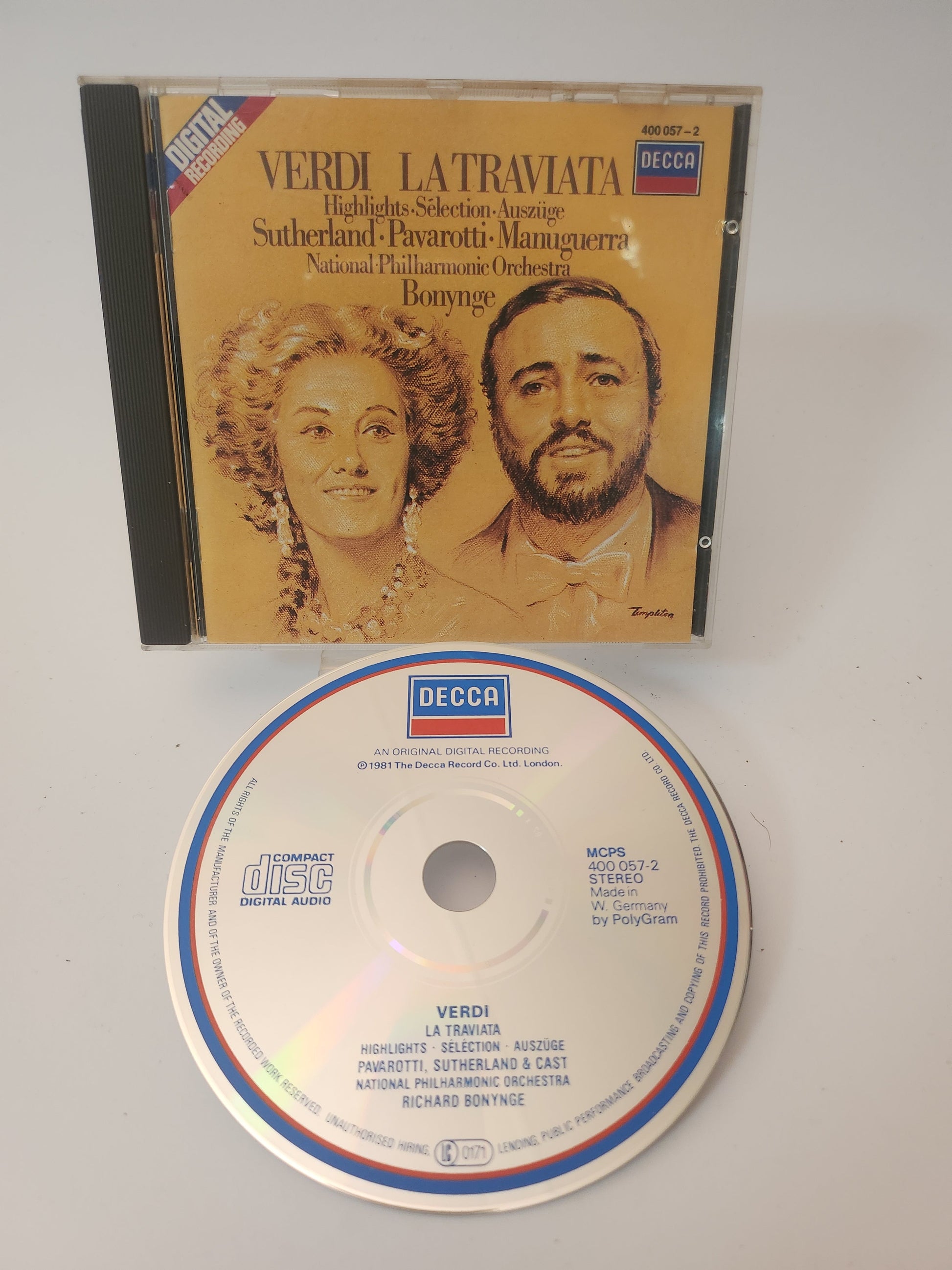 Giuseppe Verdi: La Traviata CD - Cd