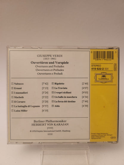 Giuseppe Verdi: Ouverturen und Volspiele CD - Cd