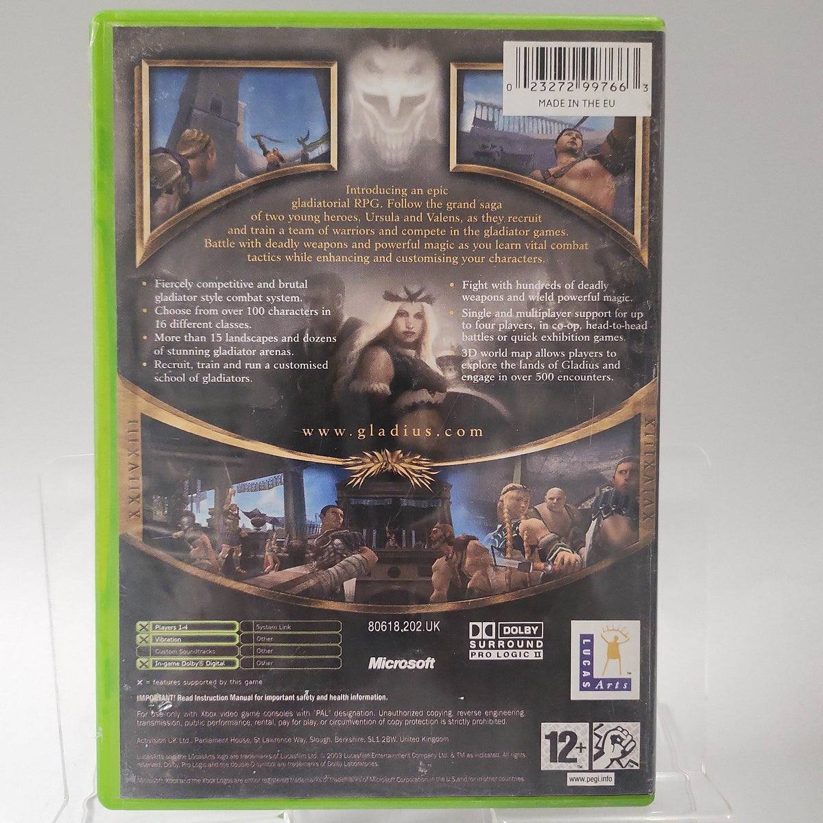 Gladius (No Book) Xbox Original - Feniks Gameshop