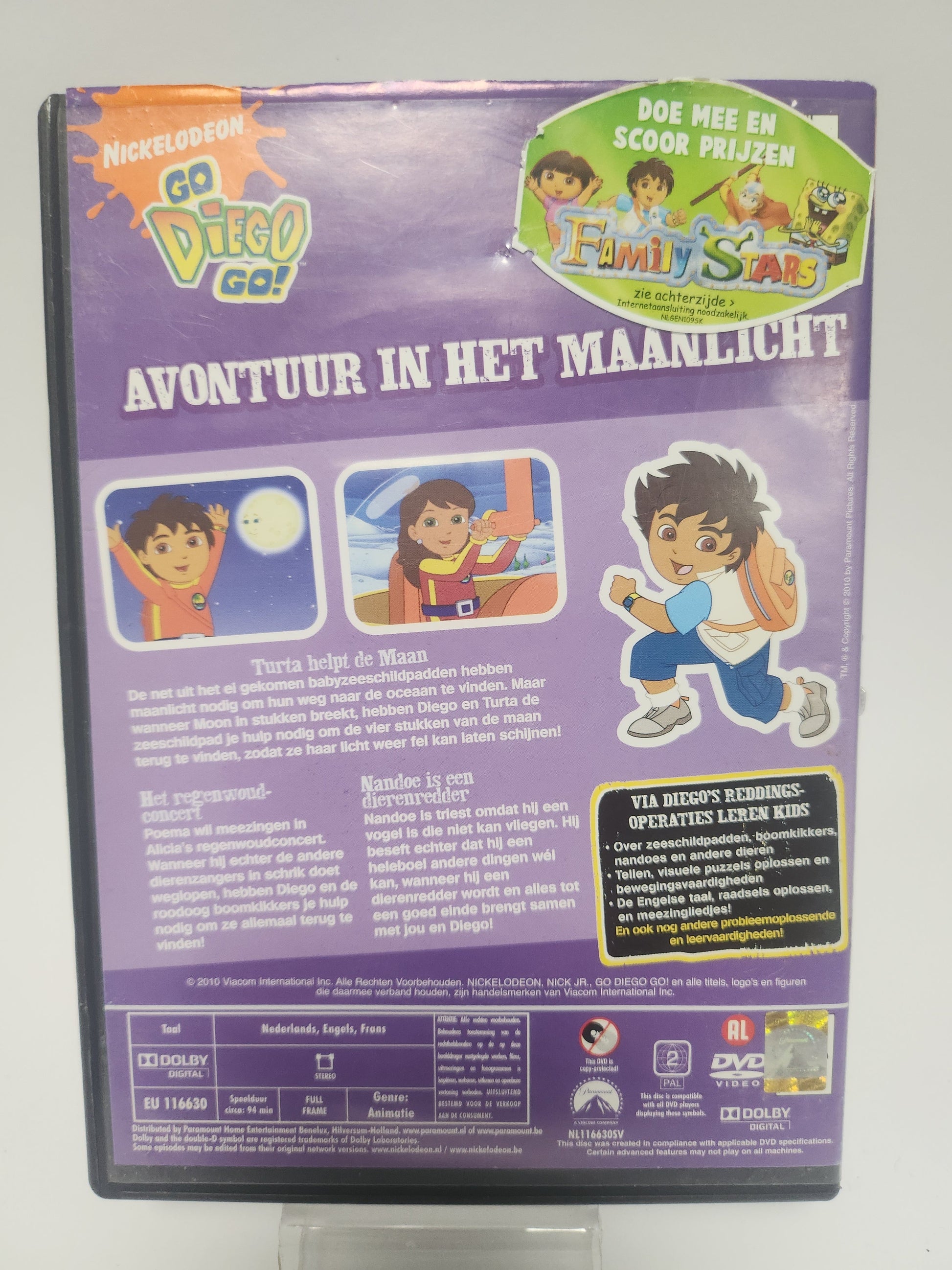 Go Diego Go: Avontuur in het Maanlicht DVD Kids - Dvd kids