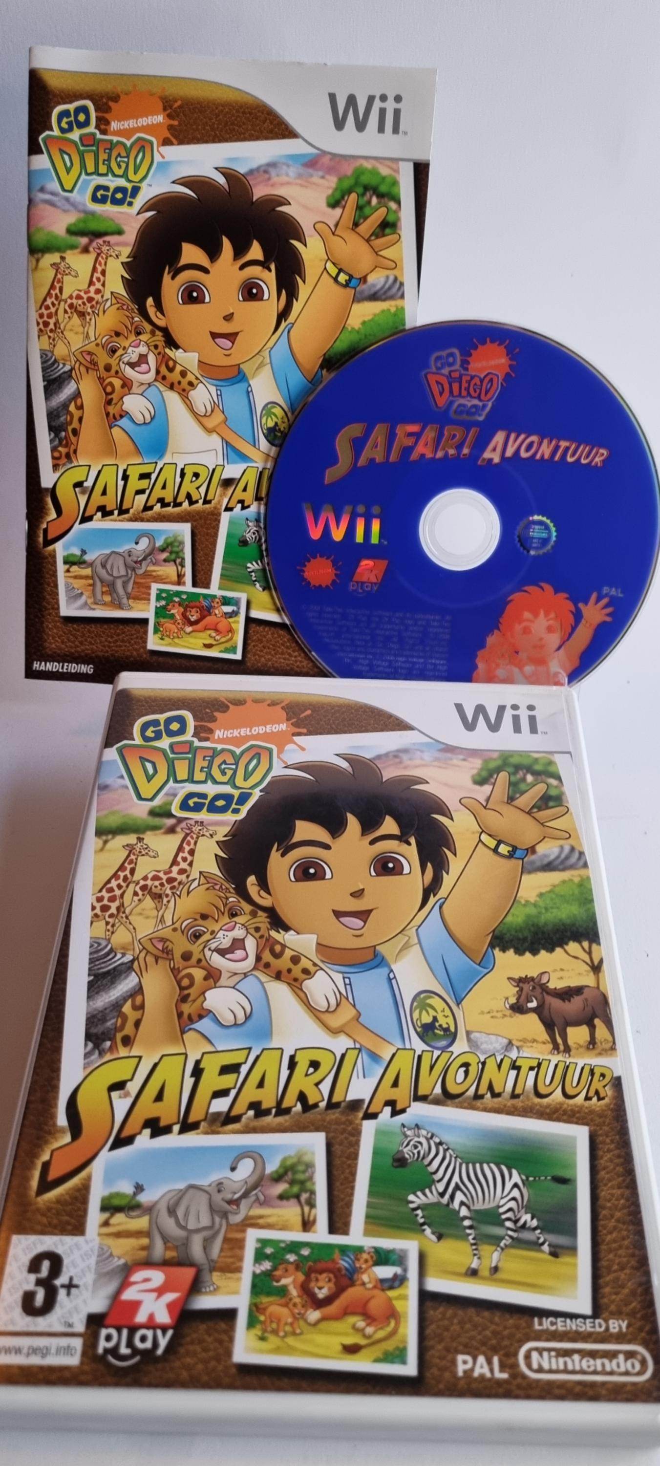 Go Diego Go Safari Adventure Nintendo Wii - Feniks Gameshop