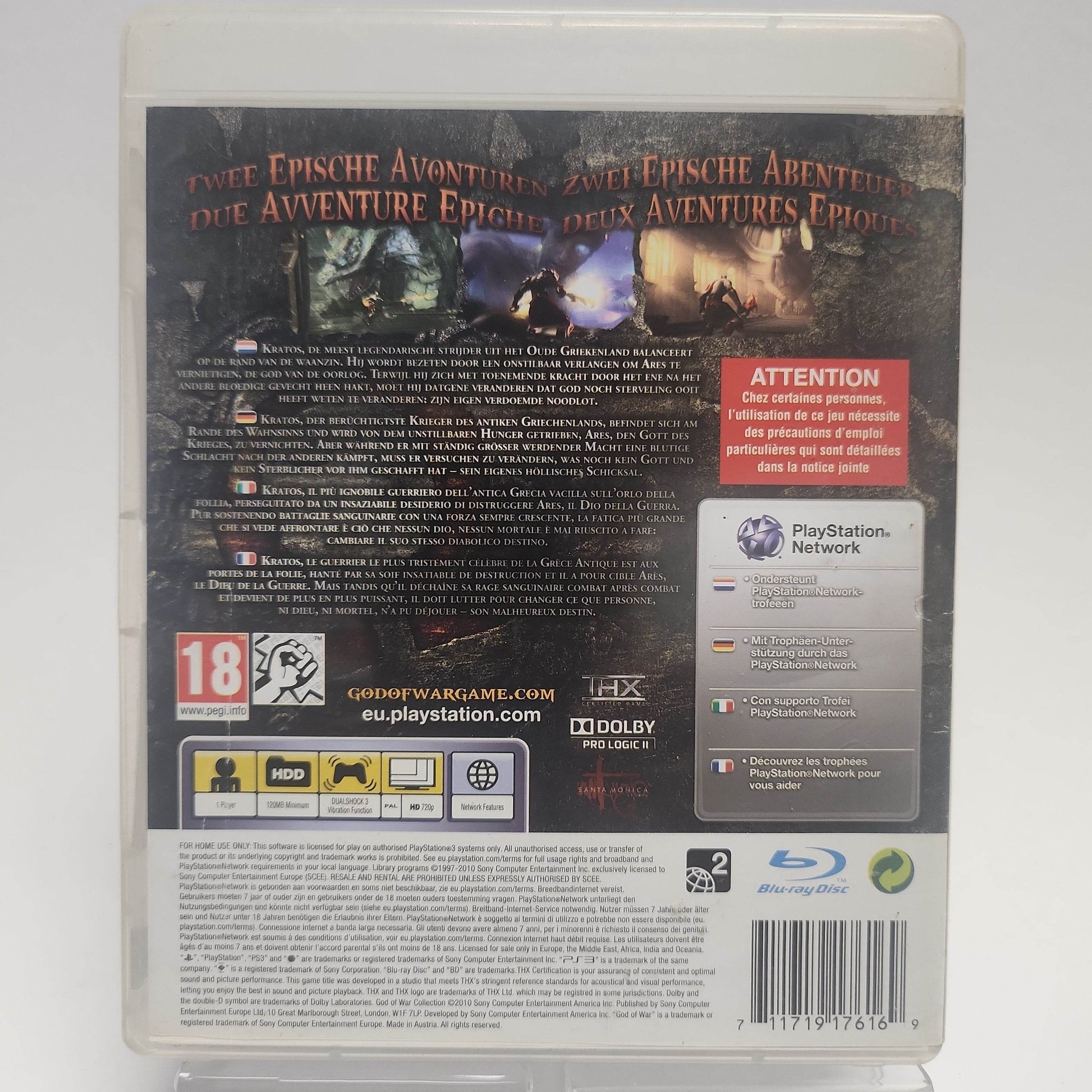 God of War Collection HD Remastered Playstation 3 - Feniks Gameshop
