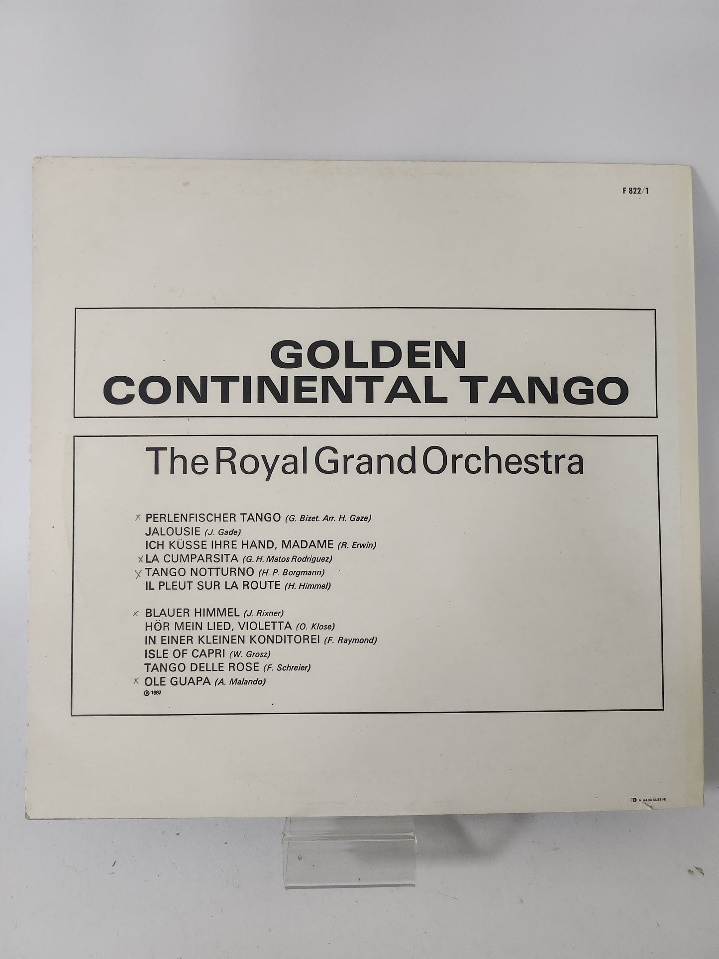 Golden Continental Tango LP Vinyl - Lp Vinyl