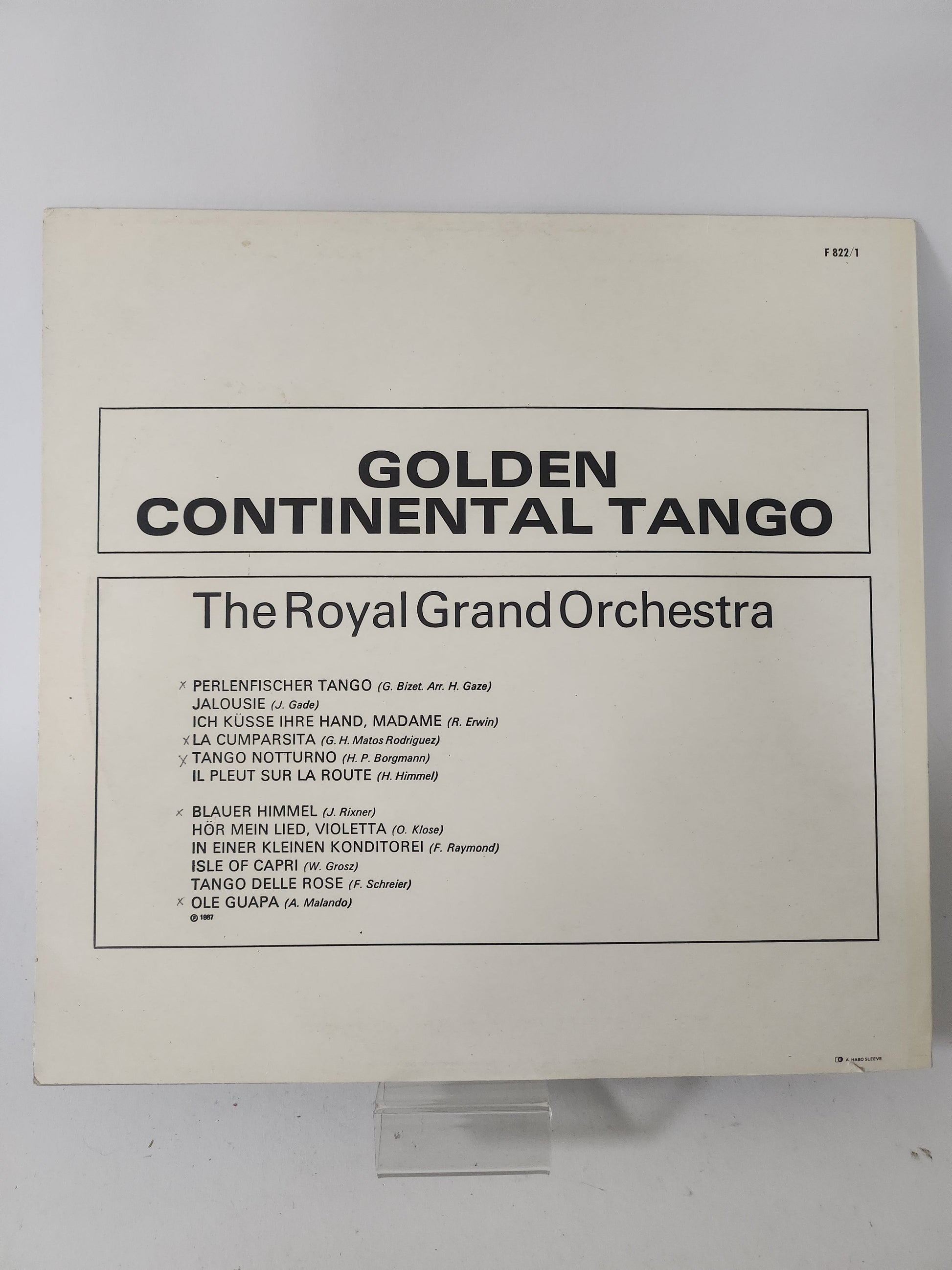 Golden Continental Tango LP Vinyl - Lp Vinyl