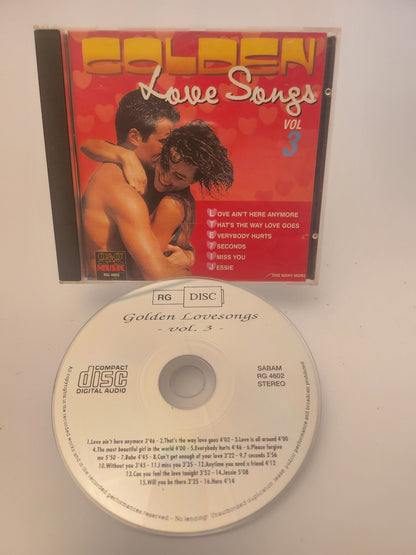 Golden Love Songs Volume 3 CD - Cd