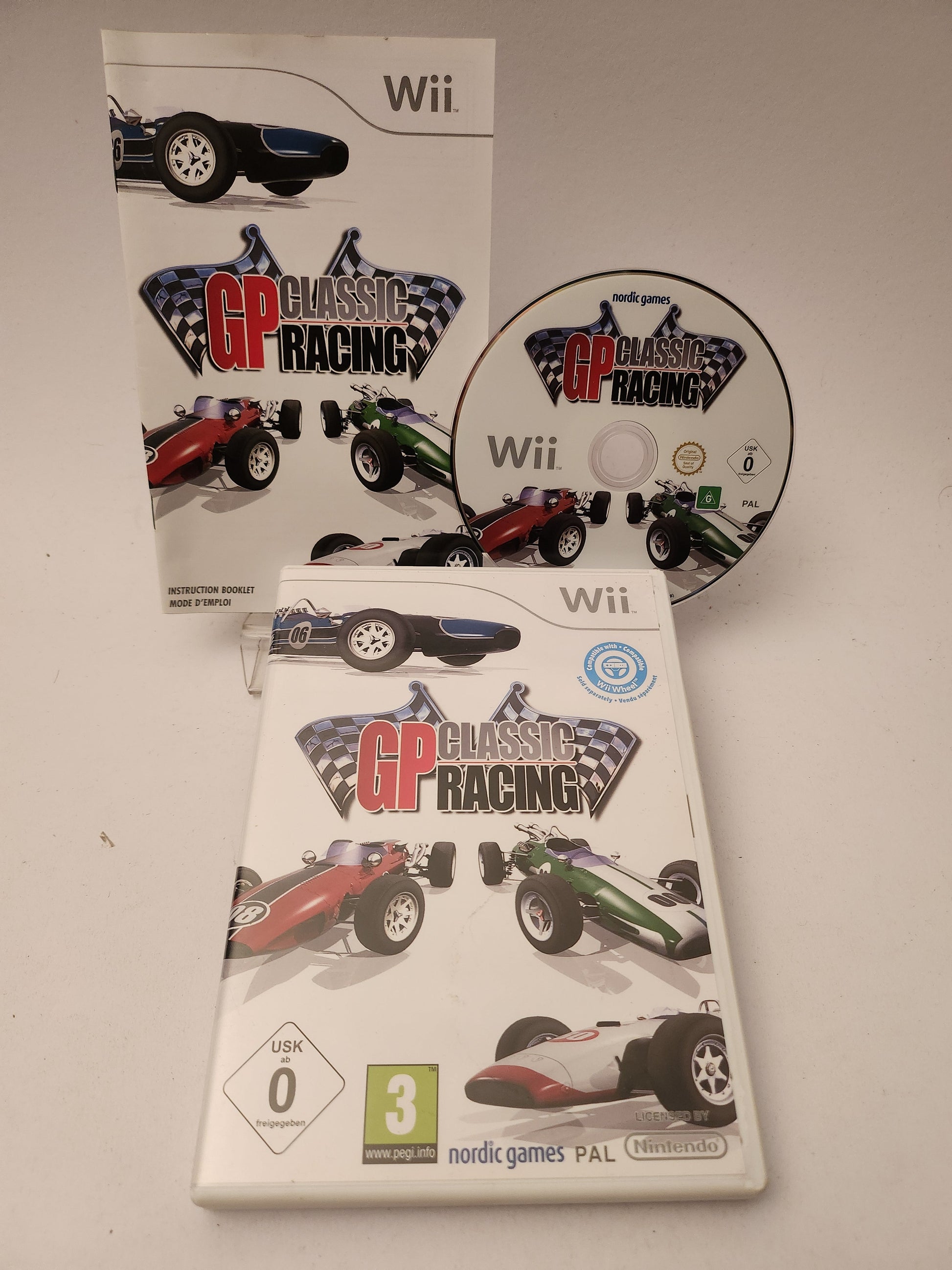 Gp Classic Racing Nintendo Wii - Nintendo Wii Games