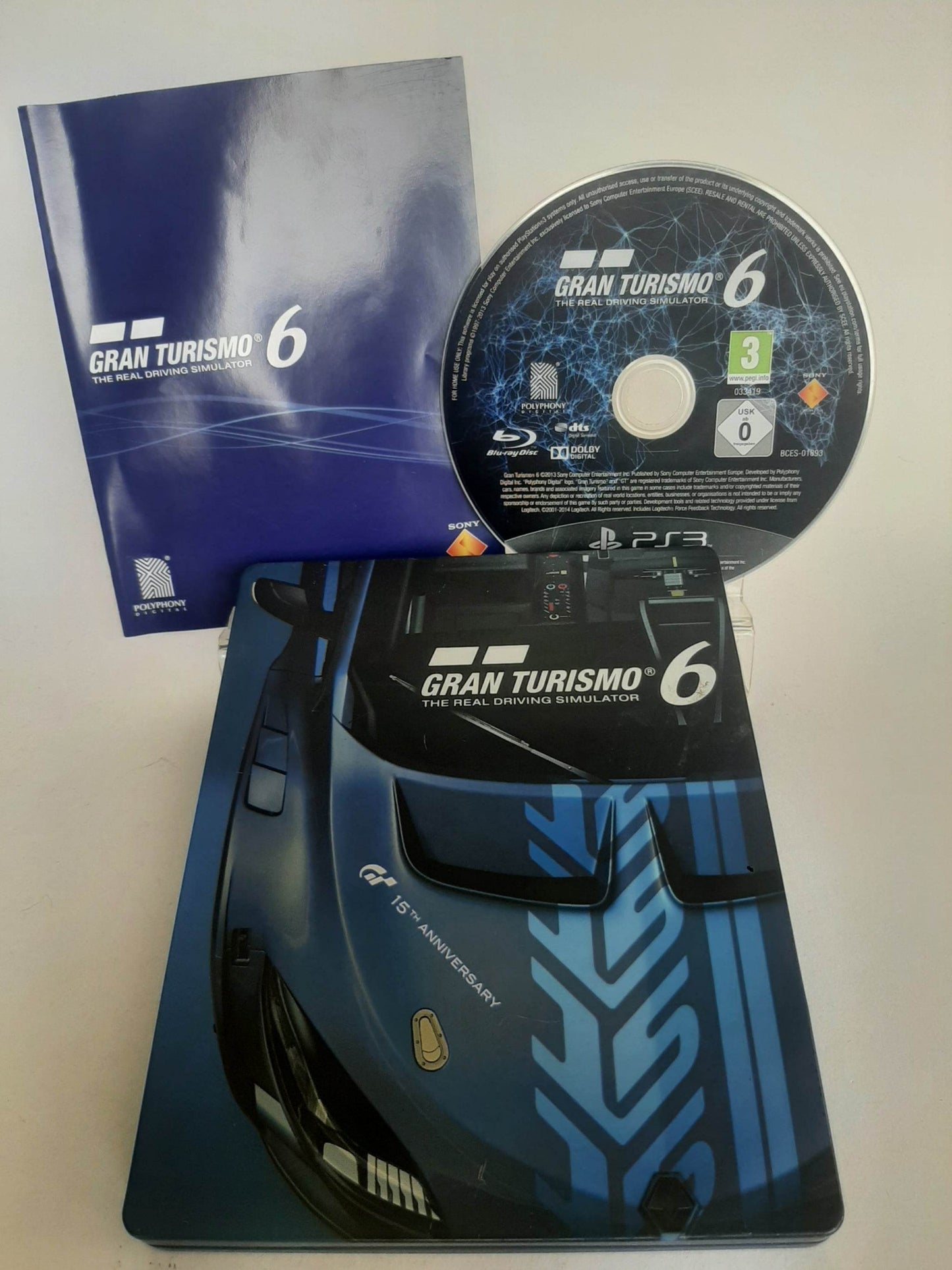 Gran Turismo 6 15th Anniversary Steelcase Playstation 3 - Feniks Gameshop