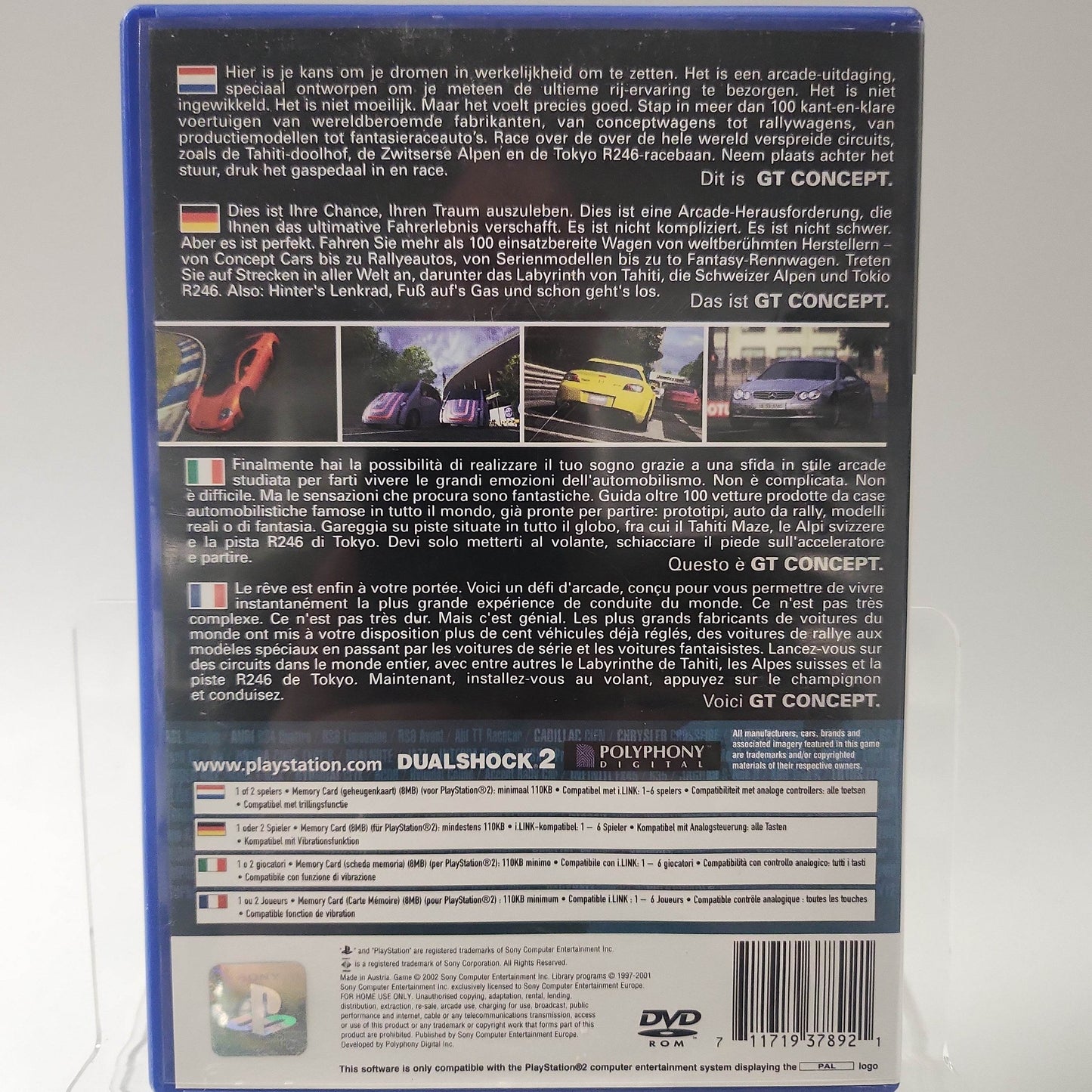Gran Turismo: Concept 2002 Tokyo-Geneva Playstation 2 - Feniks Gameshop