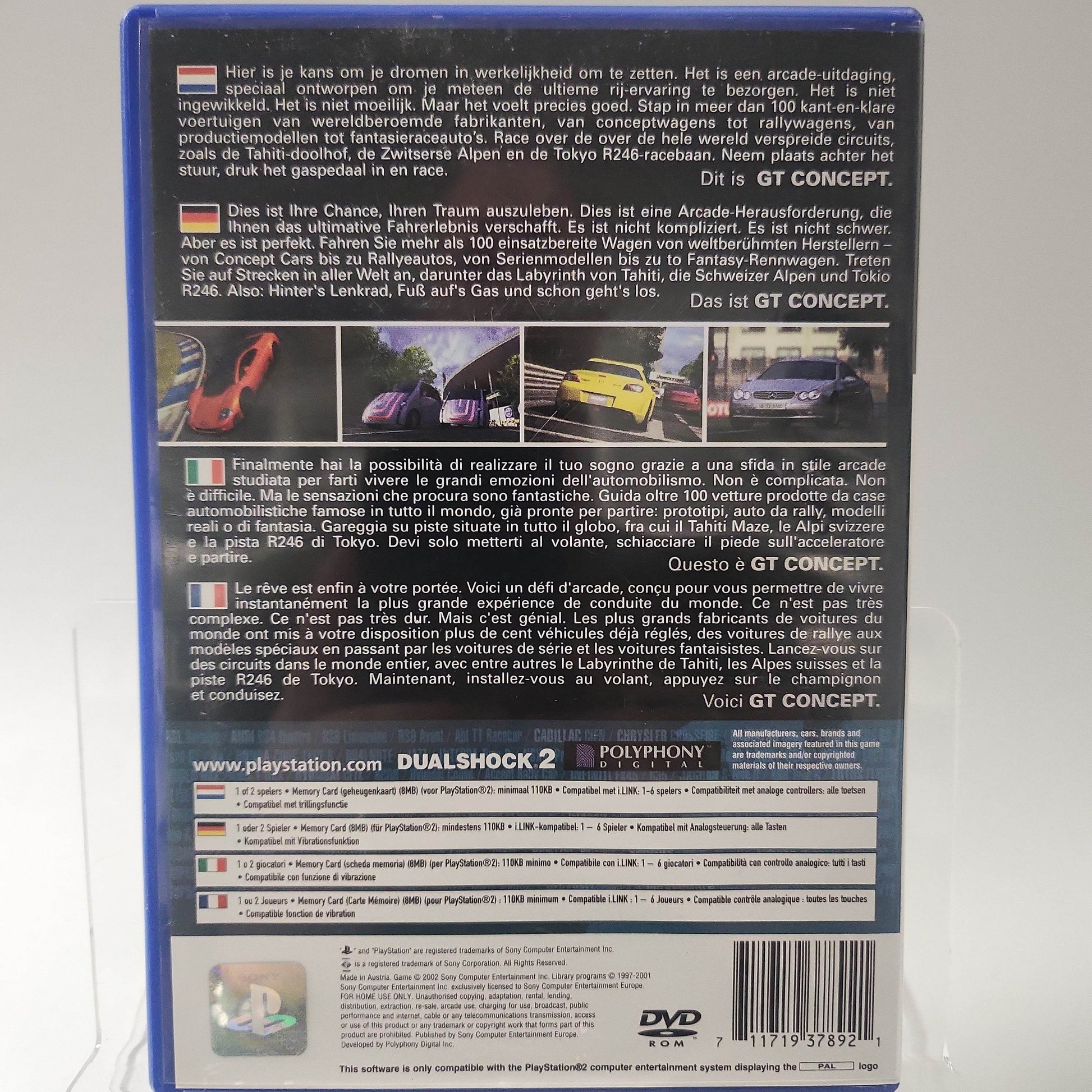 Gran Turismo: Concept 2002 Tokyo-Geneva Playstation 2 - Feniks Gameshop