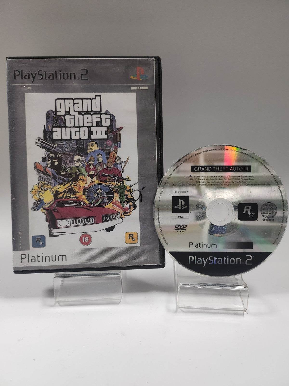 Grand Theft Auto III Platinum (Copy Cover) Playstation 2 - Feniks Gameshop