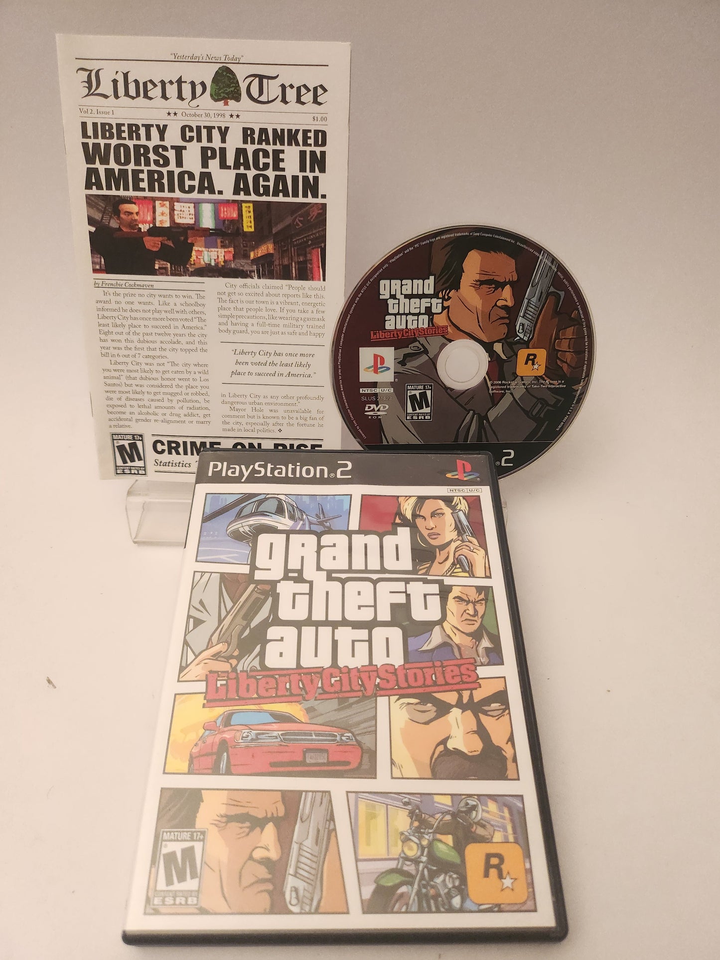 Grand Theft Auto Liberty City Stories NTSC Playstation 2 - Playstation 2 Games
