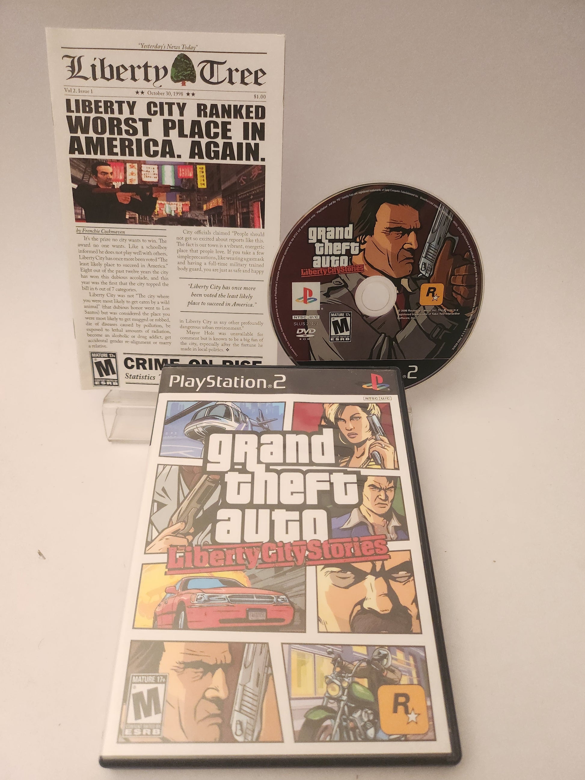 Grand Theft Auto Liberty City Stories NTSC Playstation 2 - Playstation 2 Games