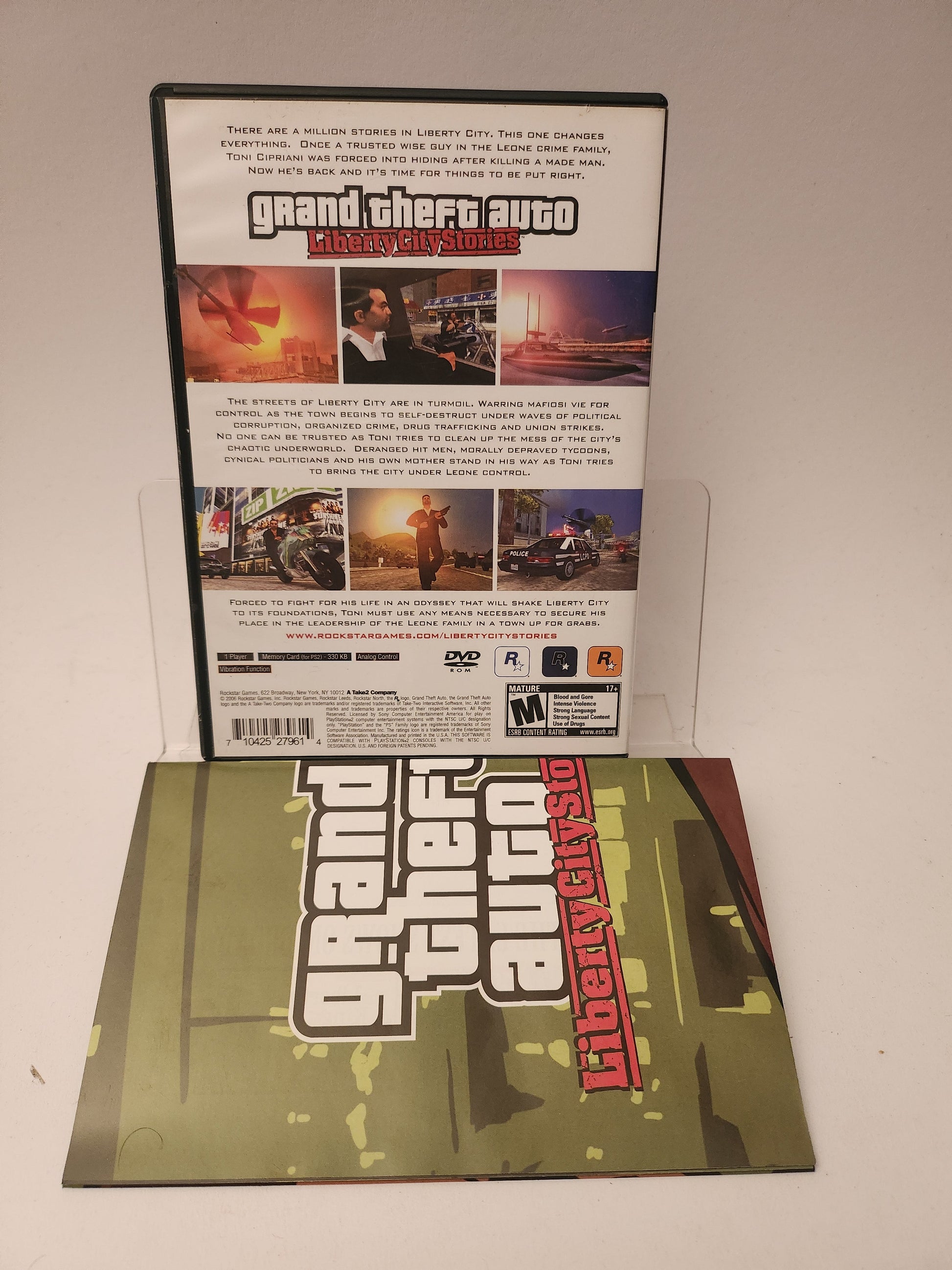 Grand Theft Auto Liberty City Stories NTSC Playstation 2 - Playstation 2 Games