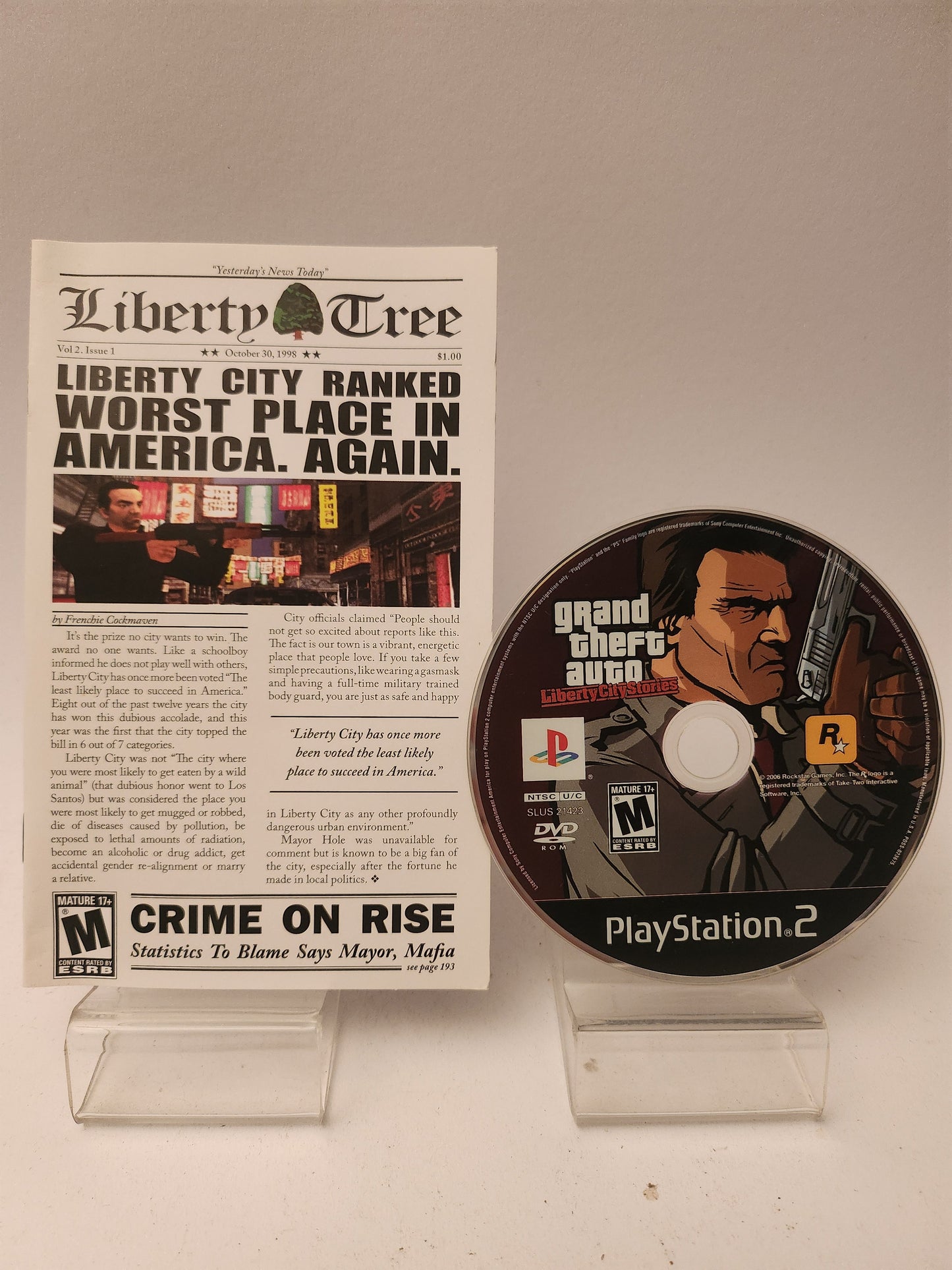 Grand Theft Auto Liberty City Stories NTSC Playstation 2 - Playstation 2 Games