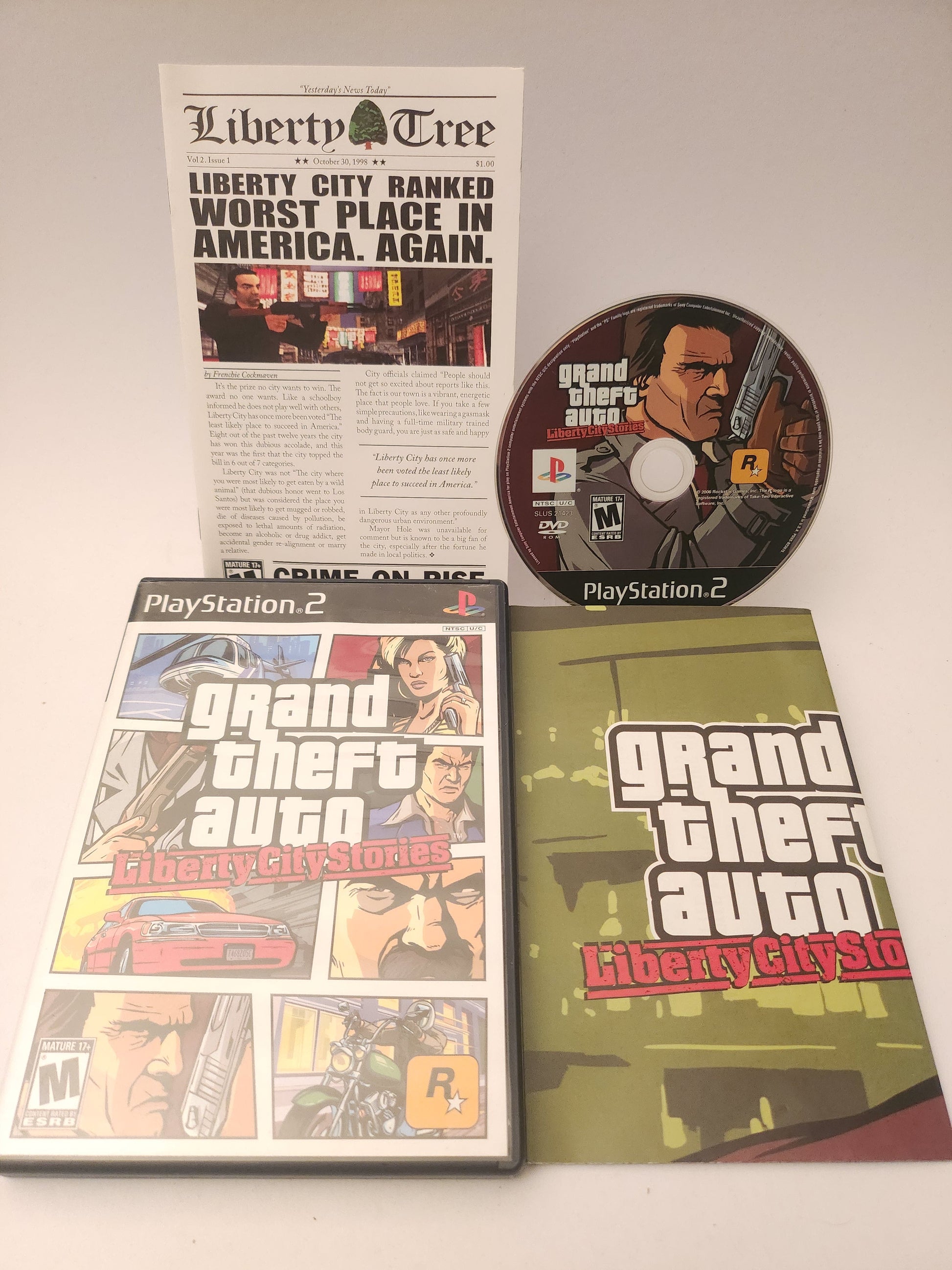 Grand Theft Auto Liberty City Stories NTSC Playstation 2 - Playstation 2 Games