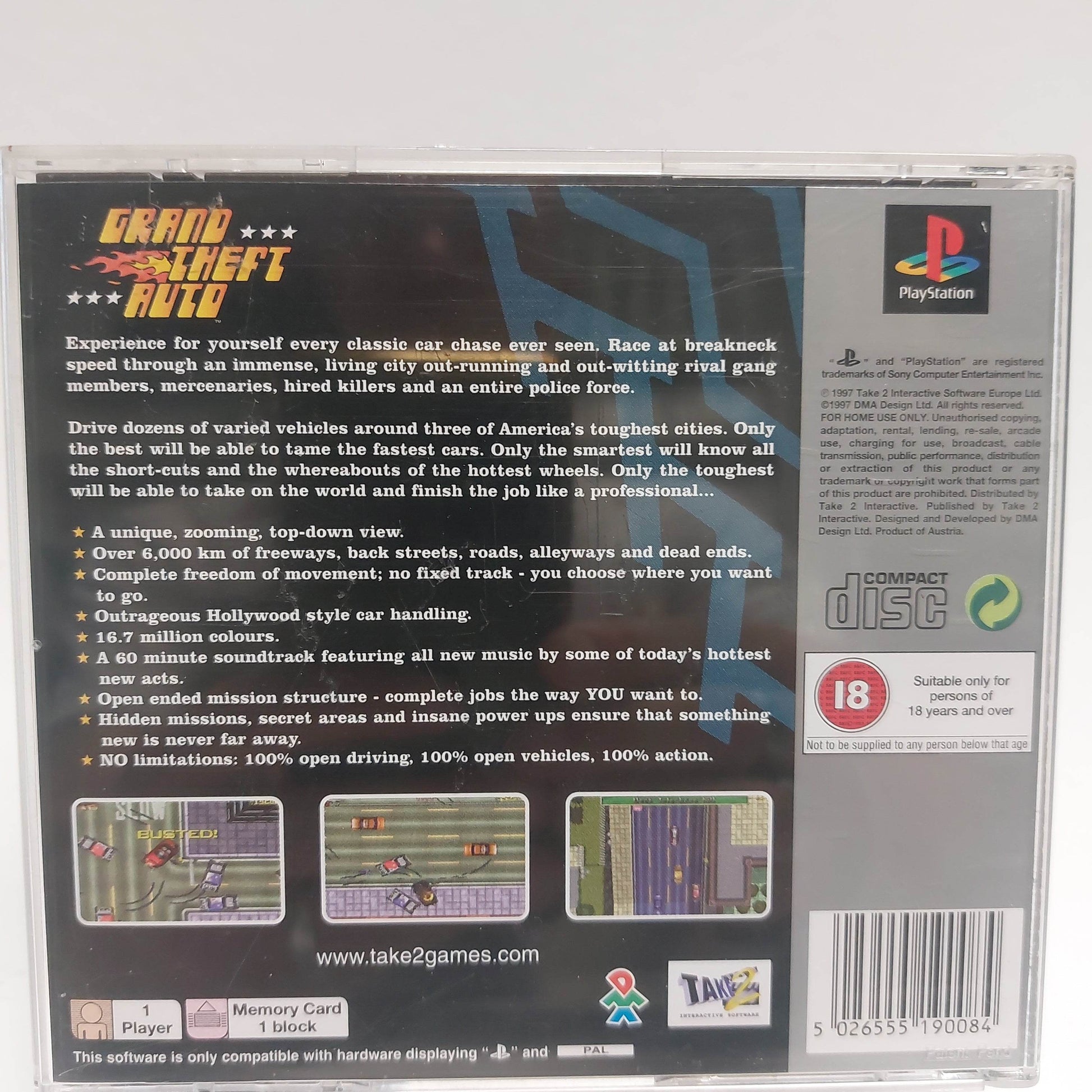 Grand Theft Auto Platinum Playstation 1 - Feniks Gameshop