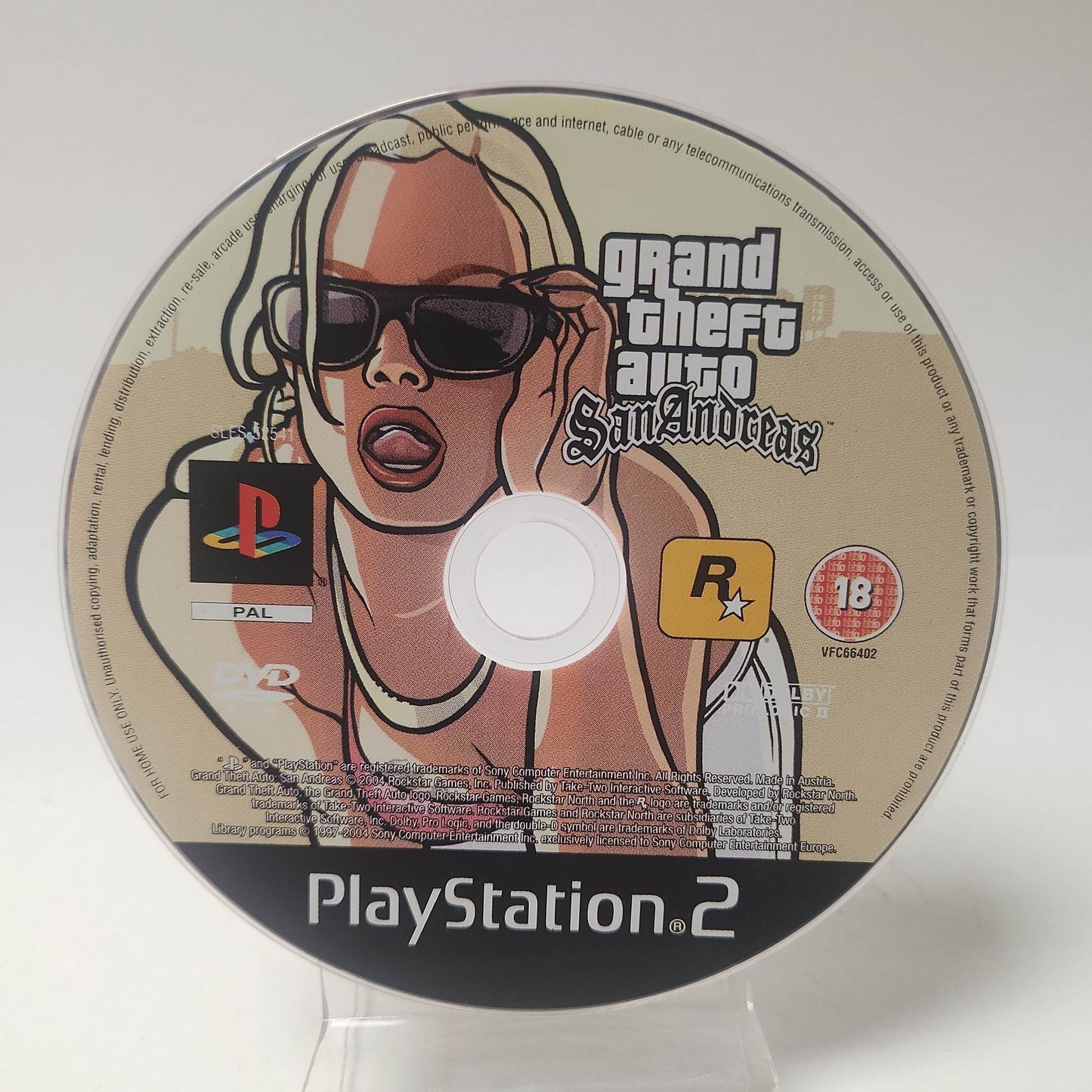 Grand Theft Auto San Andreas (Disc Only) PlayStation 2 - Feniks Gameshop