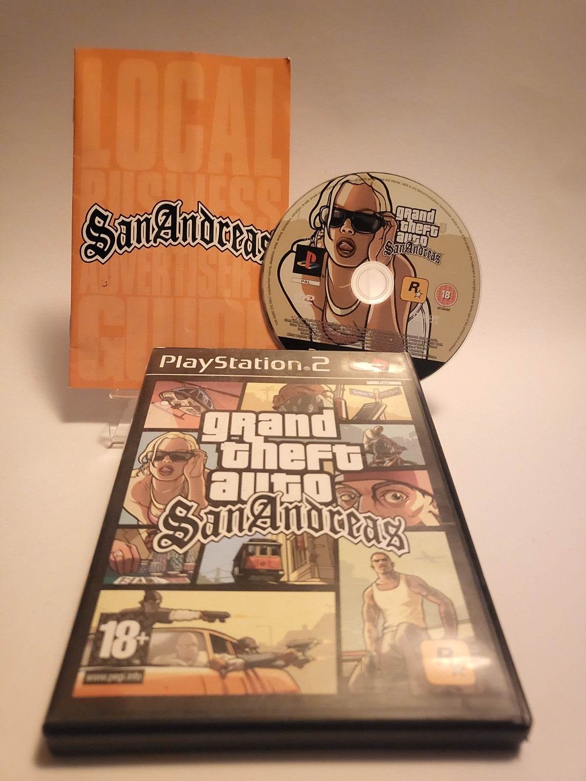 Grand Theft Auto San Andreas (No Map) Playstation 2 - Feniks Gameshop